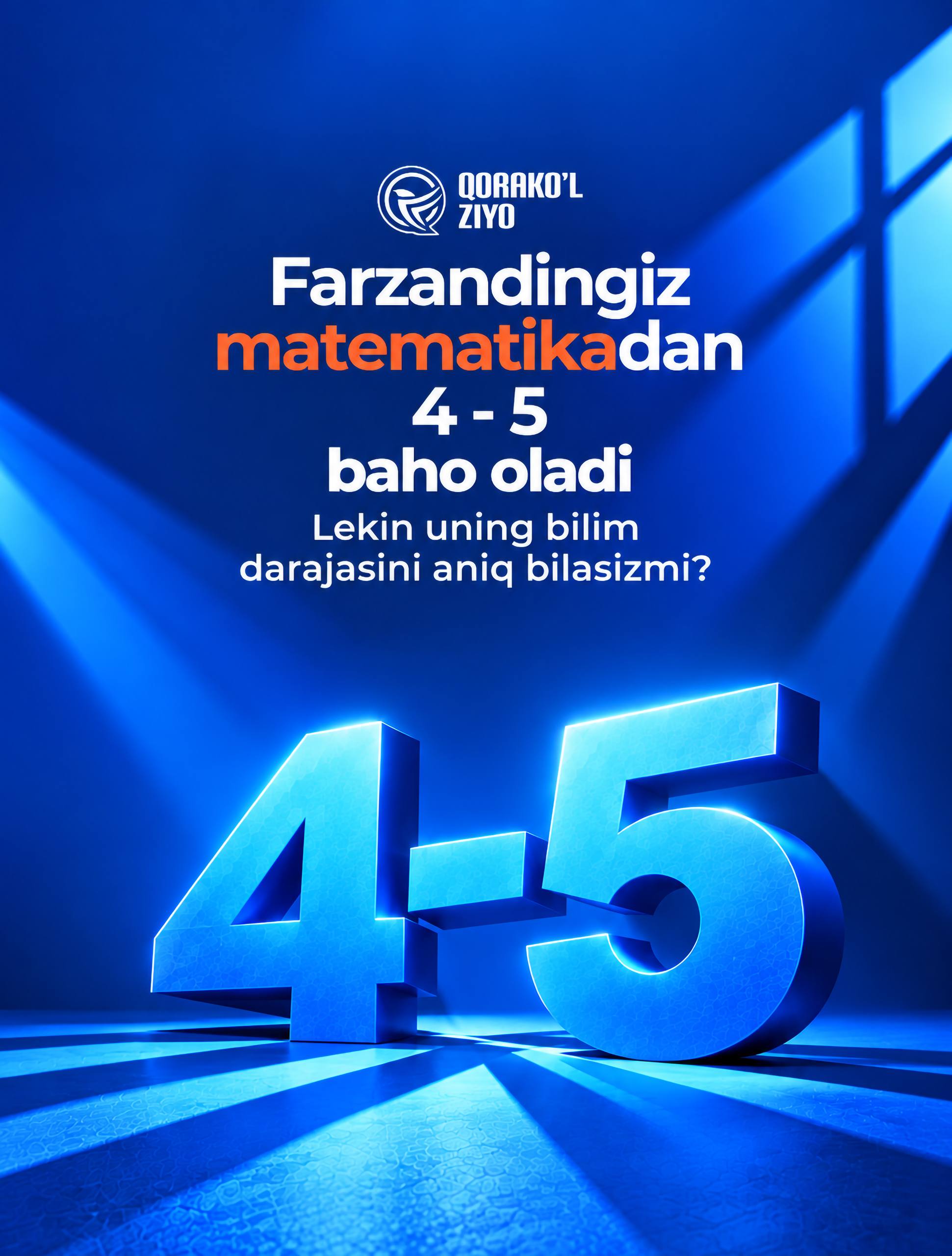 Yaxshi baho — har doim ham kuchli bilim deganimi