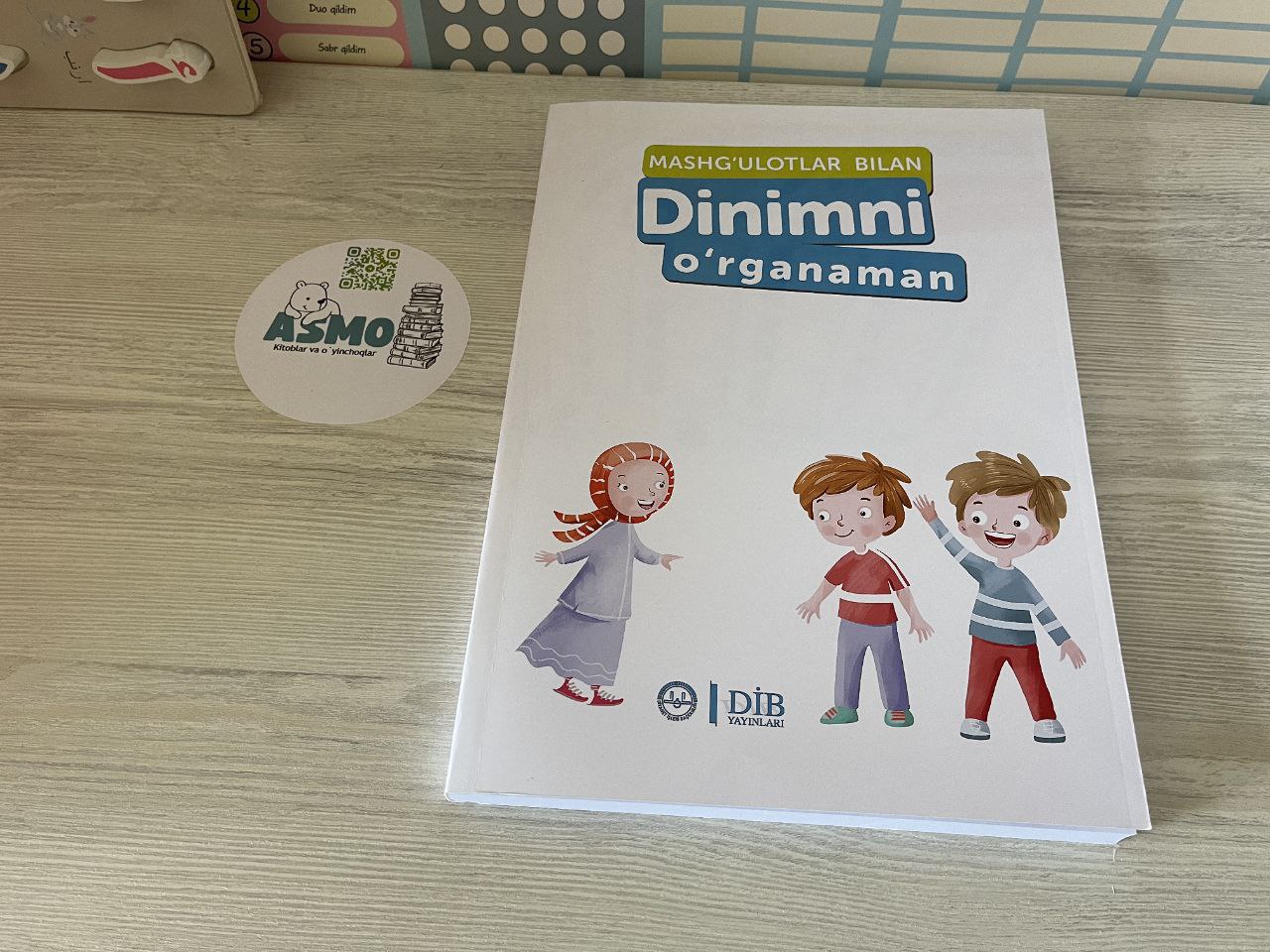 Din o'rganish kitobi — 224 sahifa, rangli rasmlar