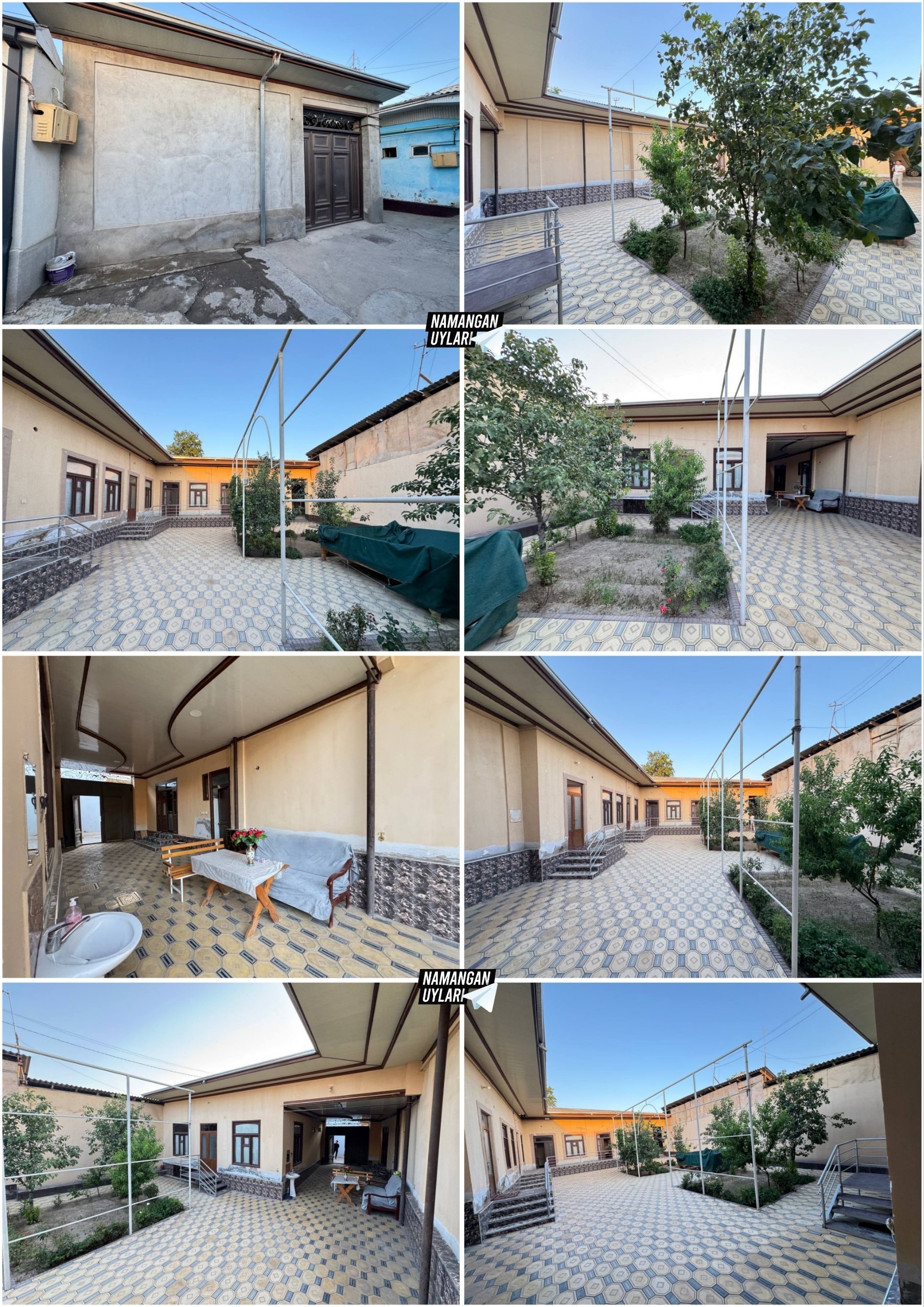 5 xonali hovli — to'y qilishga tayyor
