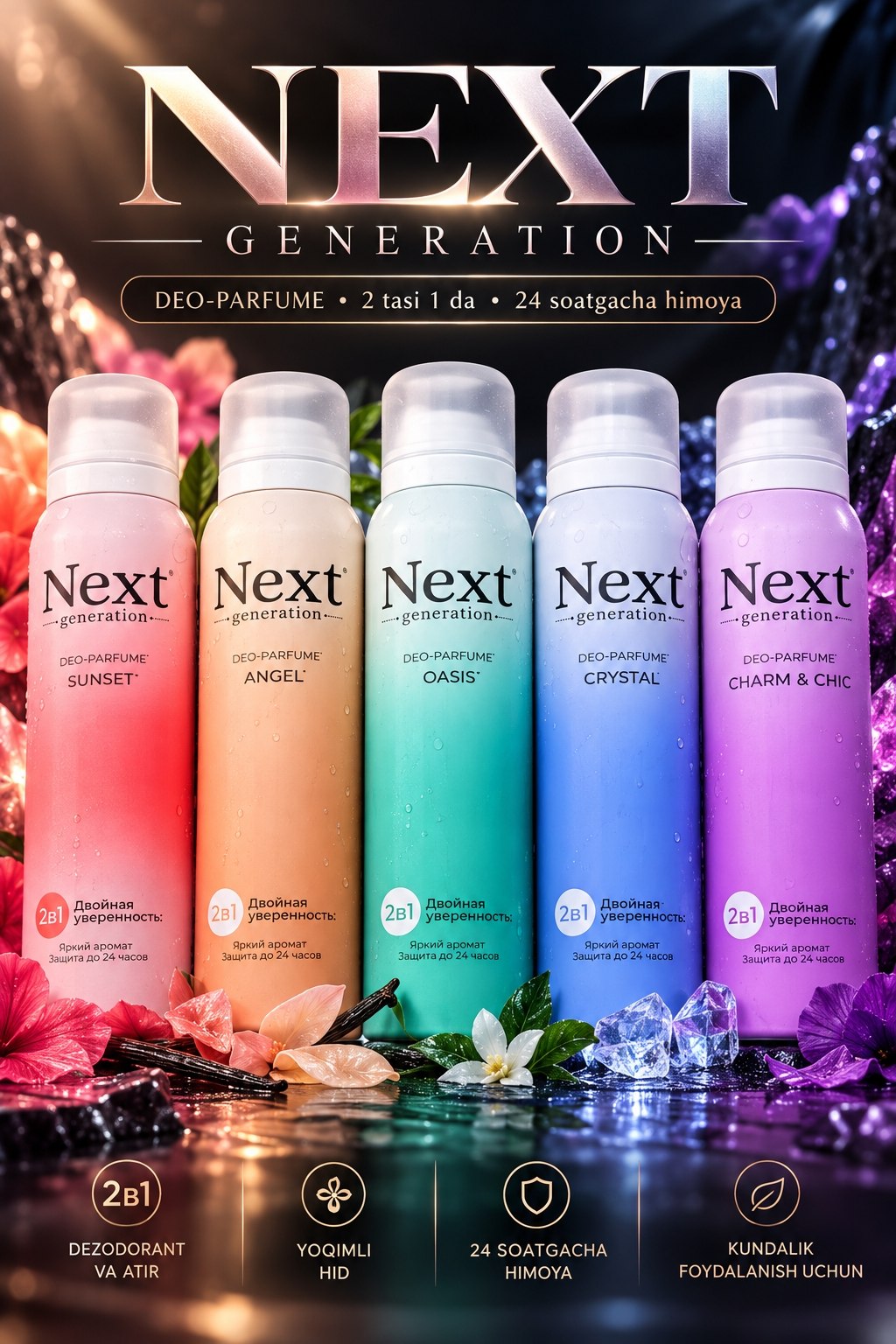 Next Generation Deo-Parfume — 2 in 1 dezodorant