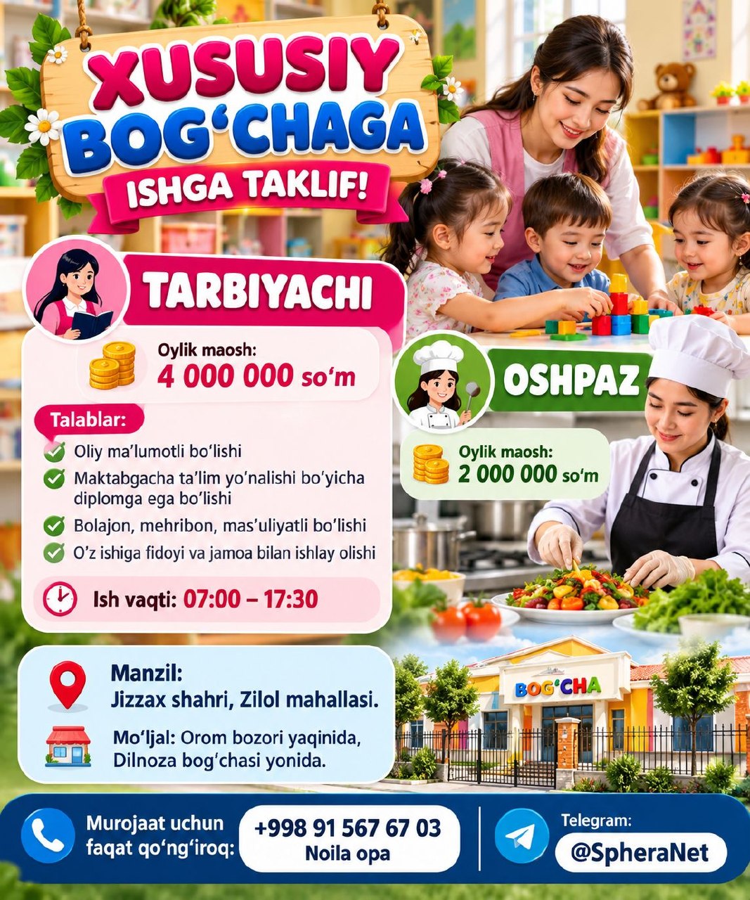 XUSUSIY BOG‘CHAGA ISHGA TAKLIF