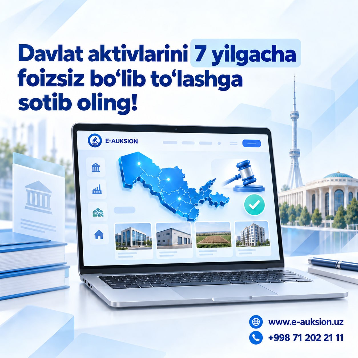 ‼ Prezident Farmoni Davlat aktivlarini 7 yilgacha