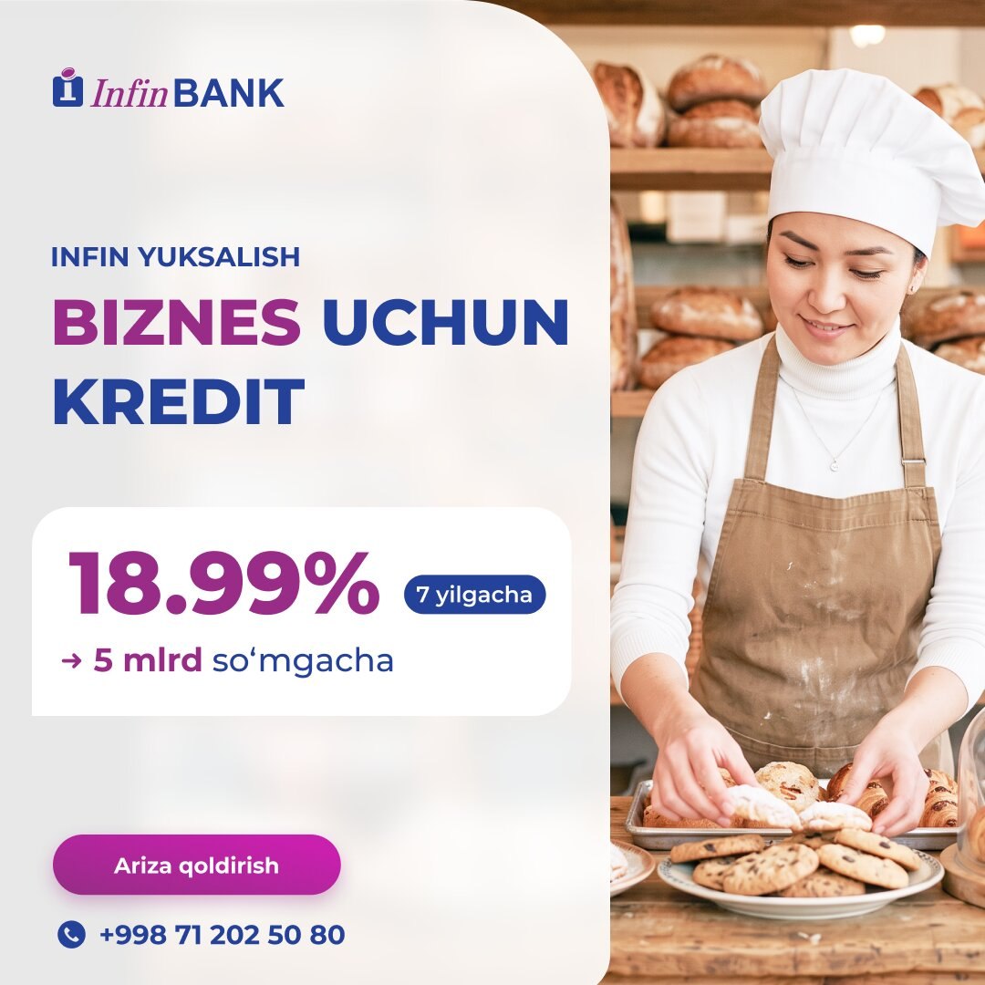 Batafsil ma'lumot ofislarda bank saytida va raqami