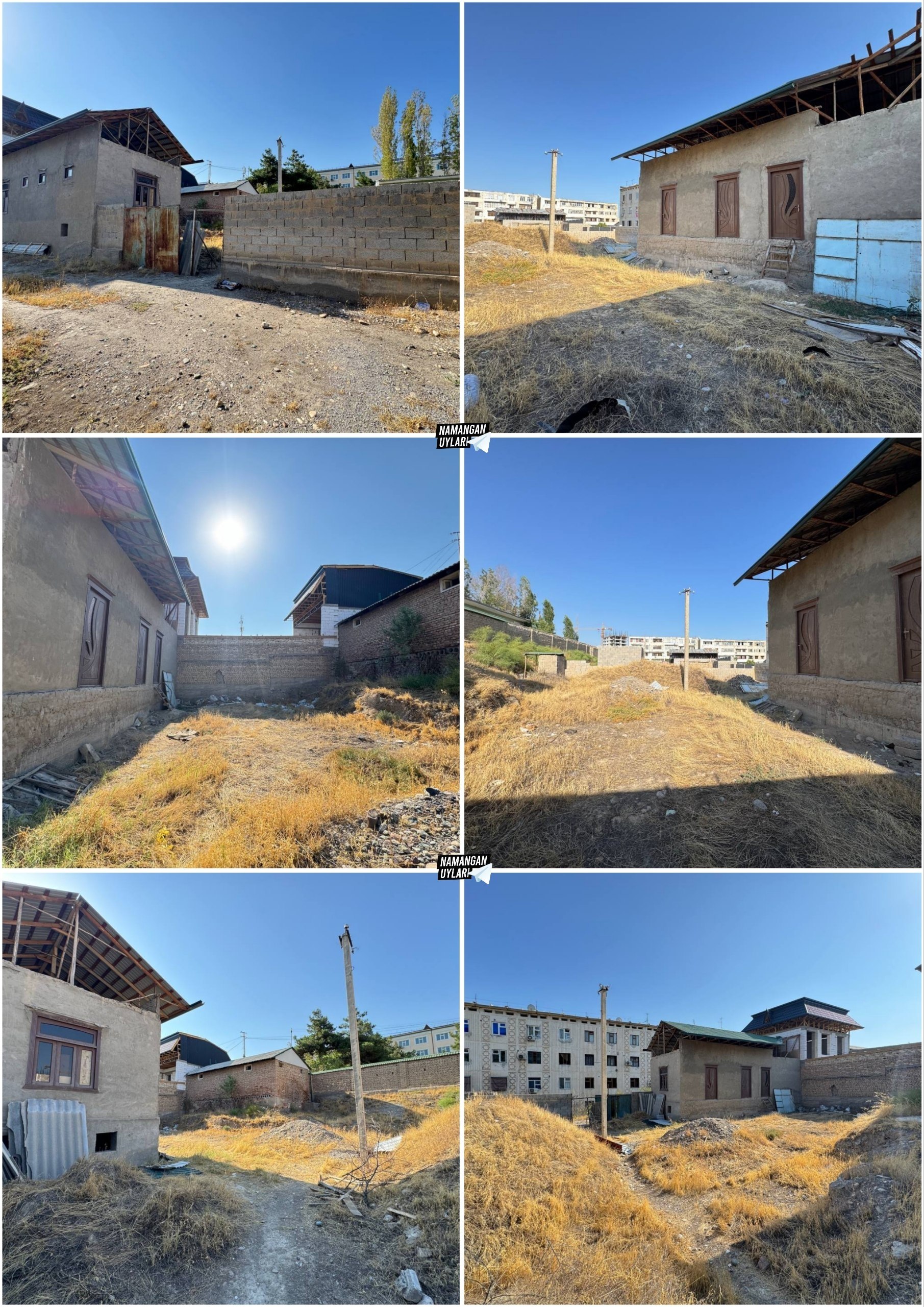4.7 sotihli 3 xonali hovli — qulay joylashuv