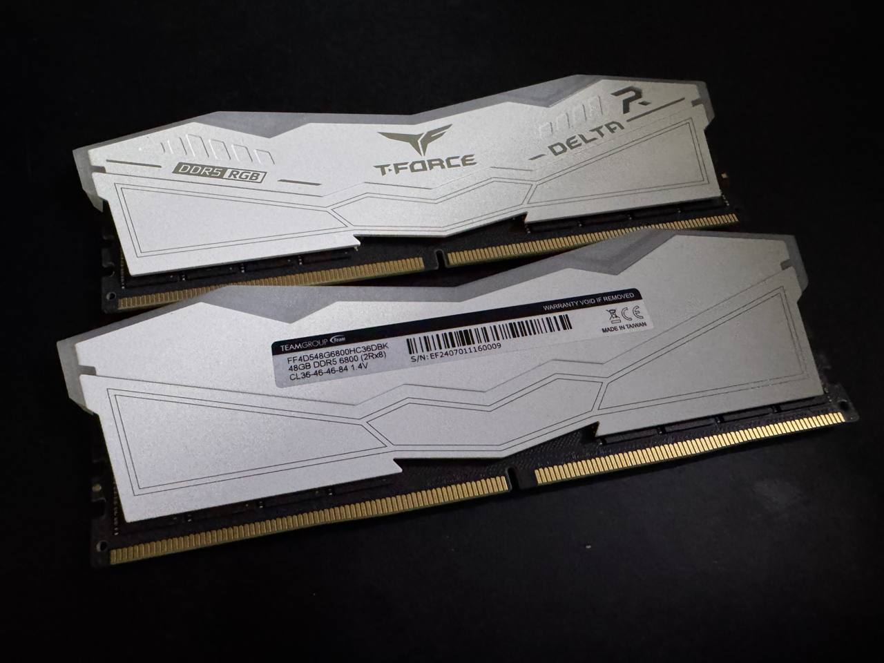 DDR5 T Force 96gb 6800MHz 2x24GB CL36