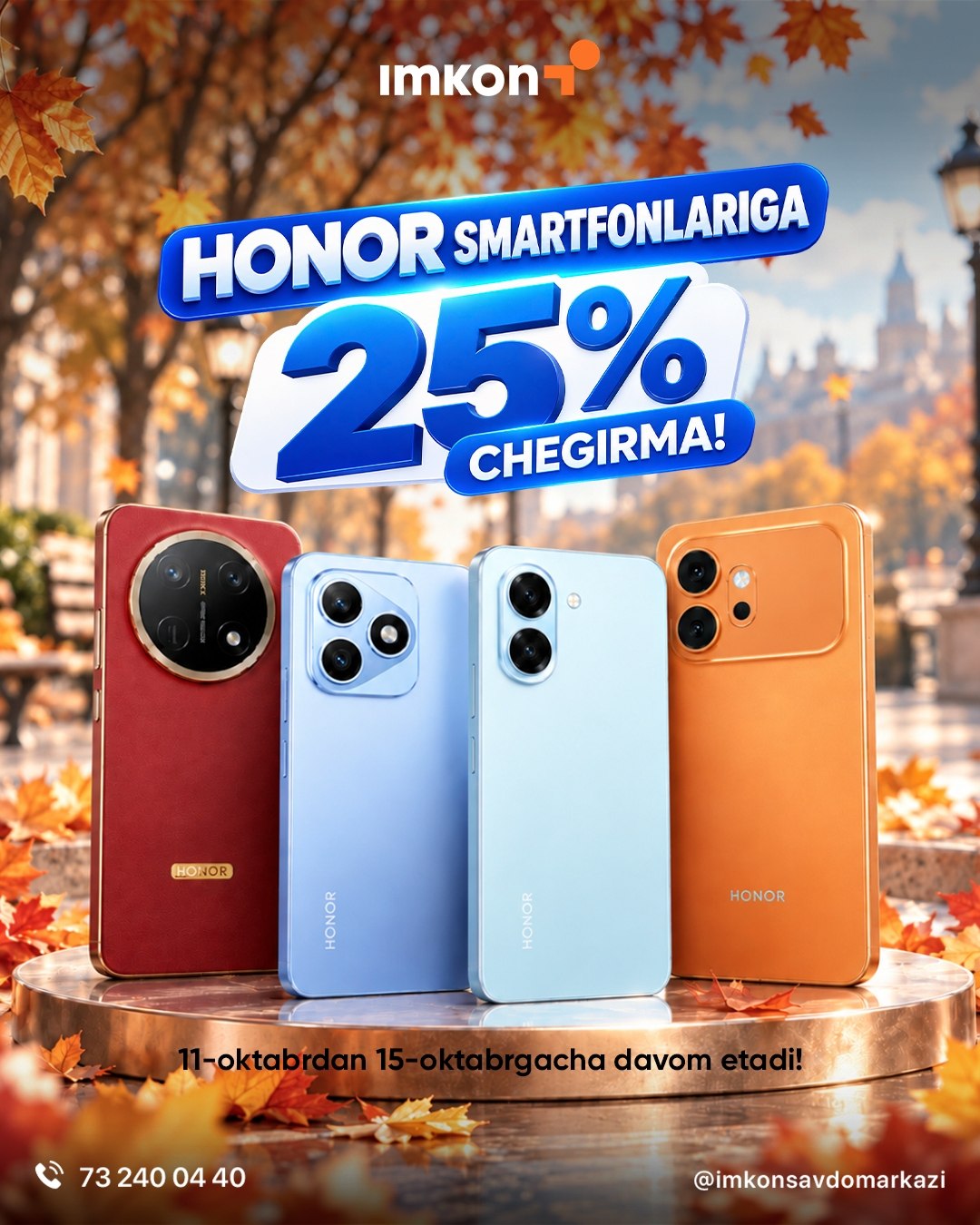 HONOR AKSIYASINI KUTGANLAR QANISIZ