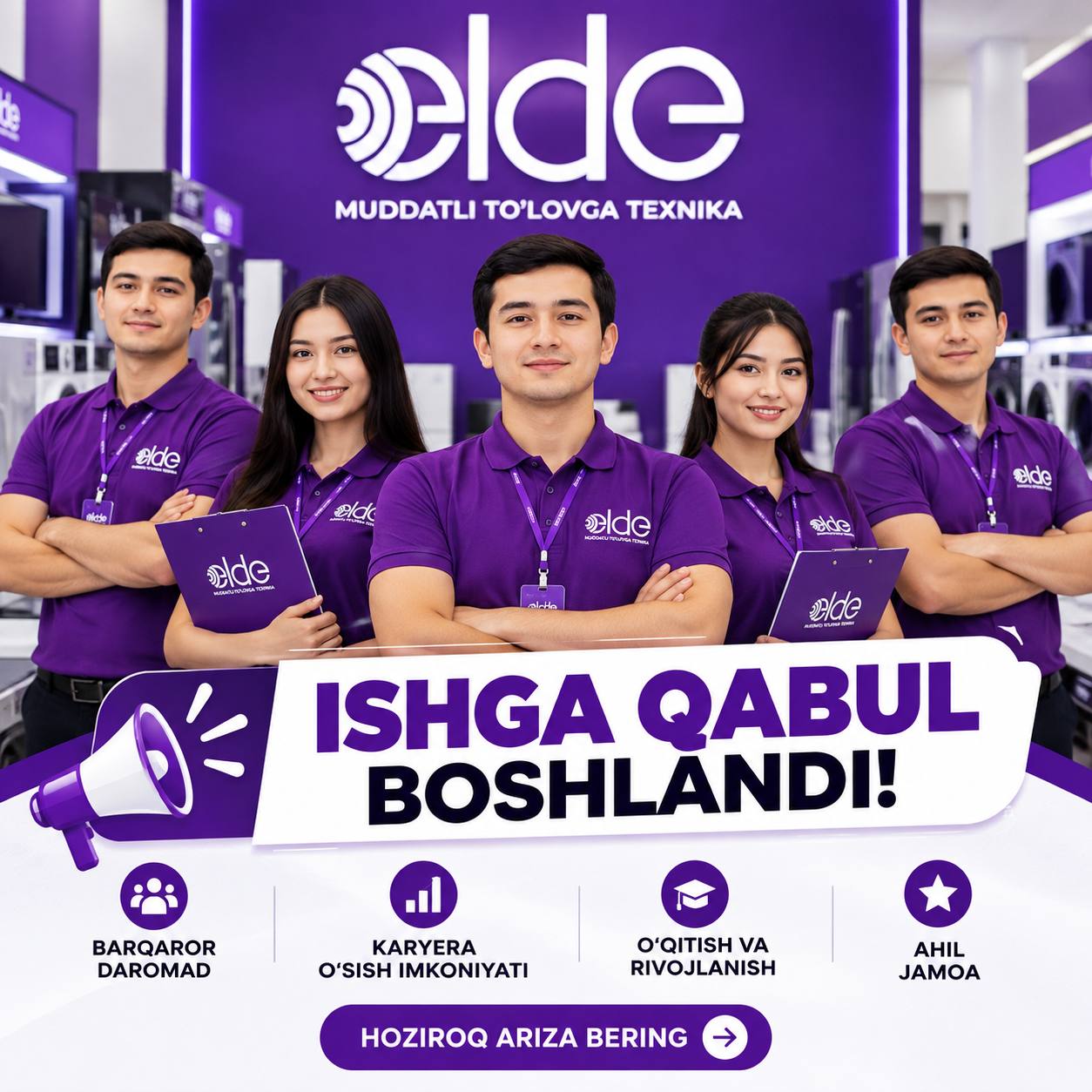 Bo'sh Ish O'rinlari