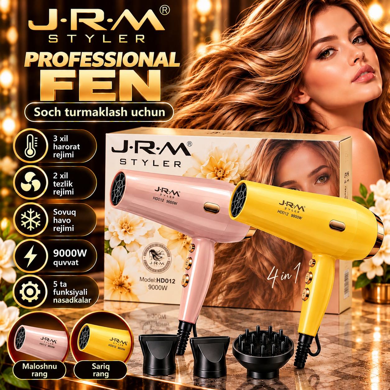 J R M STYLER PROFESSIONAL FEN