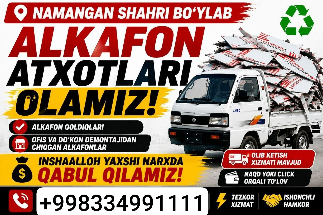 VODIY BO‘YLAB XIZMAT KO‘RSATAMIZ
