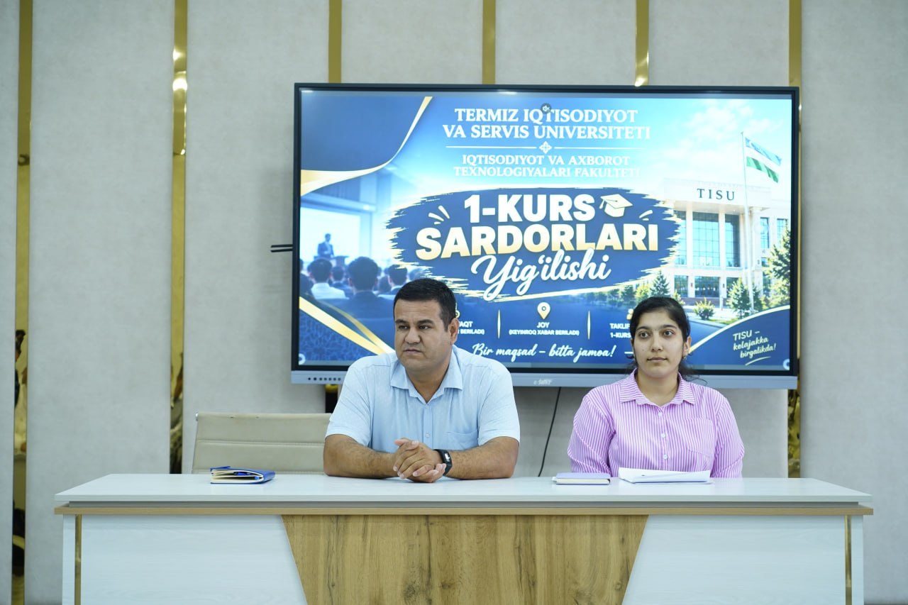 Guruh sardorlari bilan uchrashuv