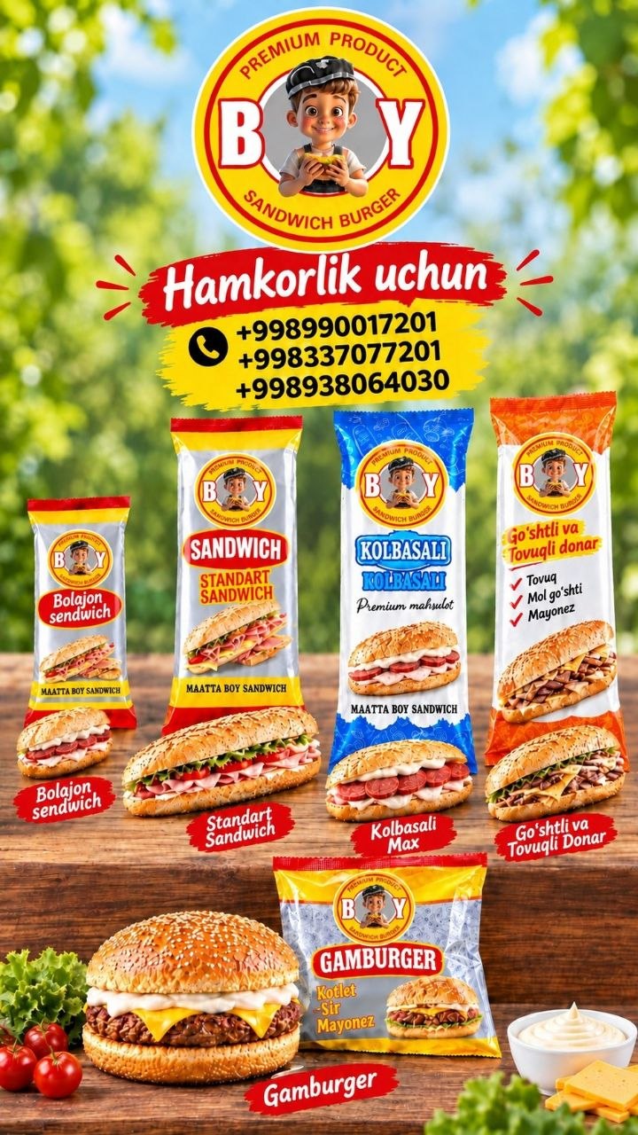 BOY assortimenti bilan tanishing