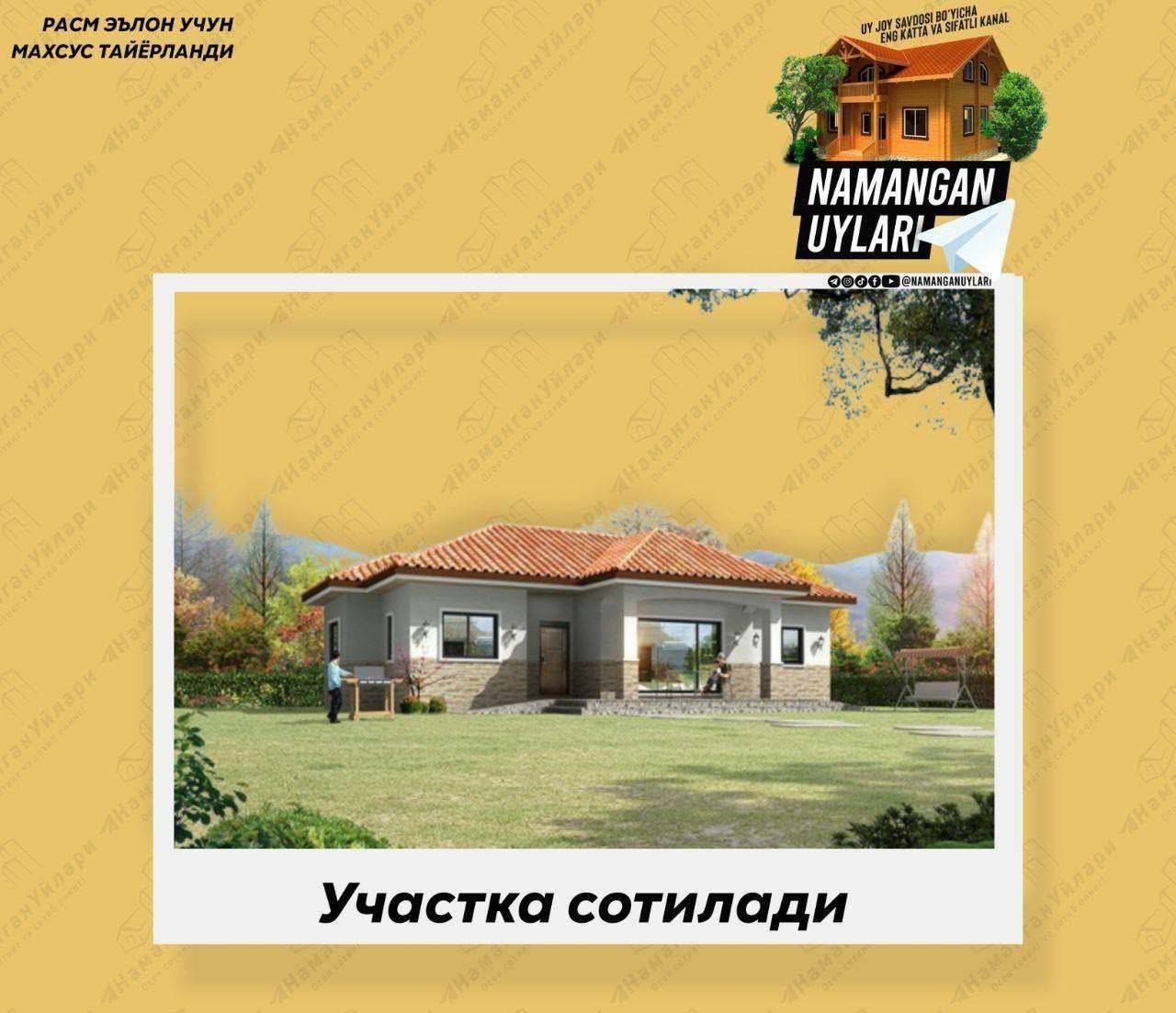 4 sotihli qurilmagan yer uchastkasi