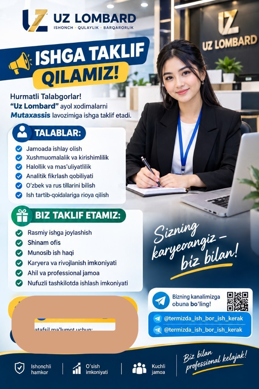 ISHGA TAKLIF QILAMIZ