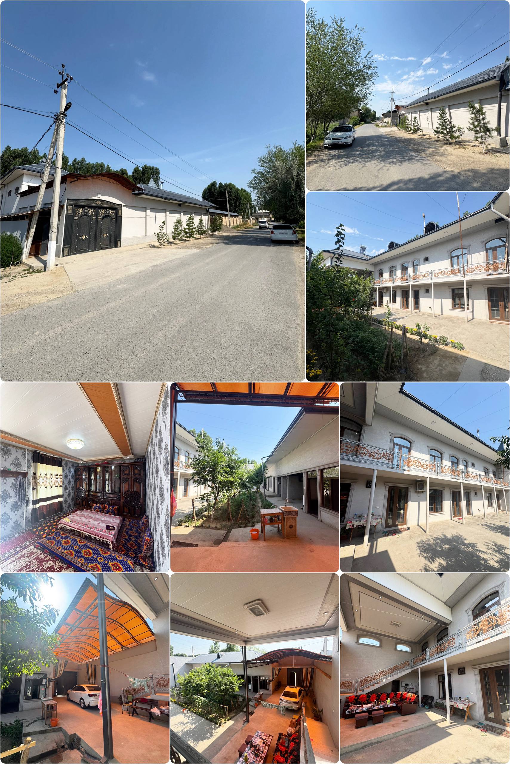 2 qavatli 7 xonali hovli — qulay joylashuv