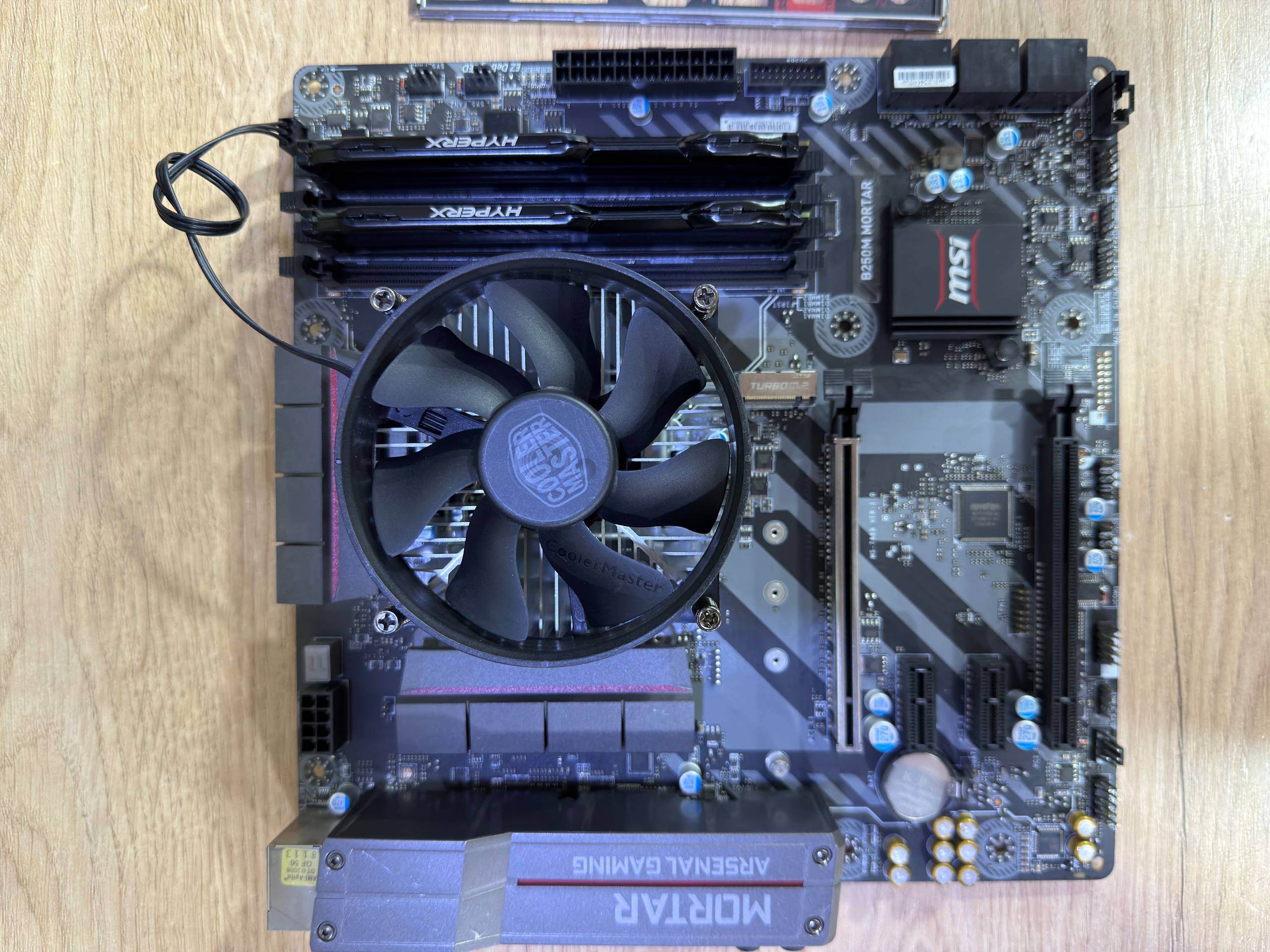 MSI B250 M — ideal holat, i5 6600, 16GB RAM
