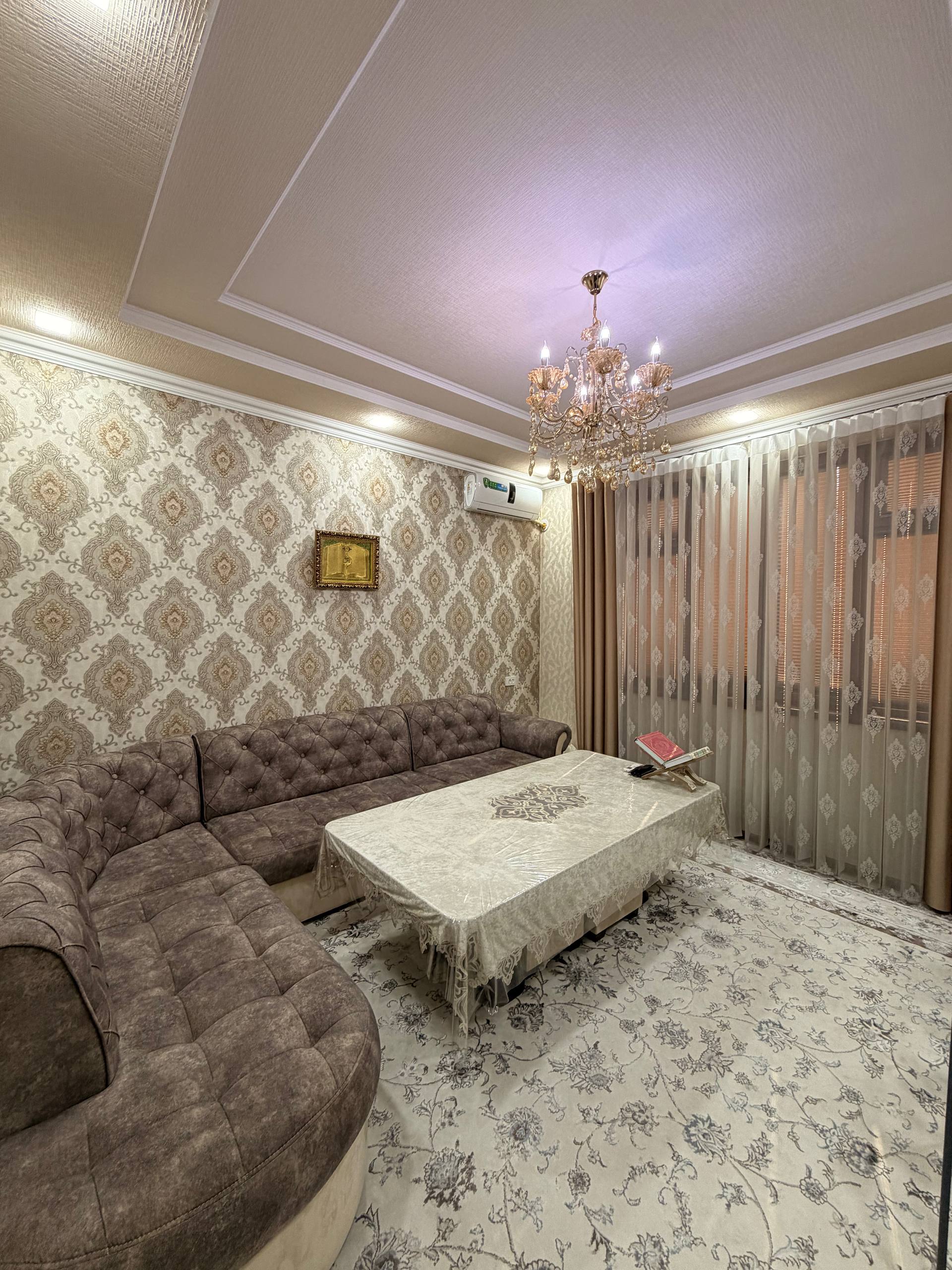 Yangi 2 xonali kvartira — 3-qavat, barcha jihozlar bilan