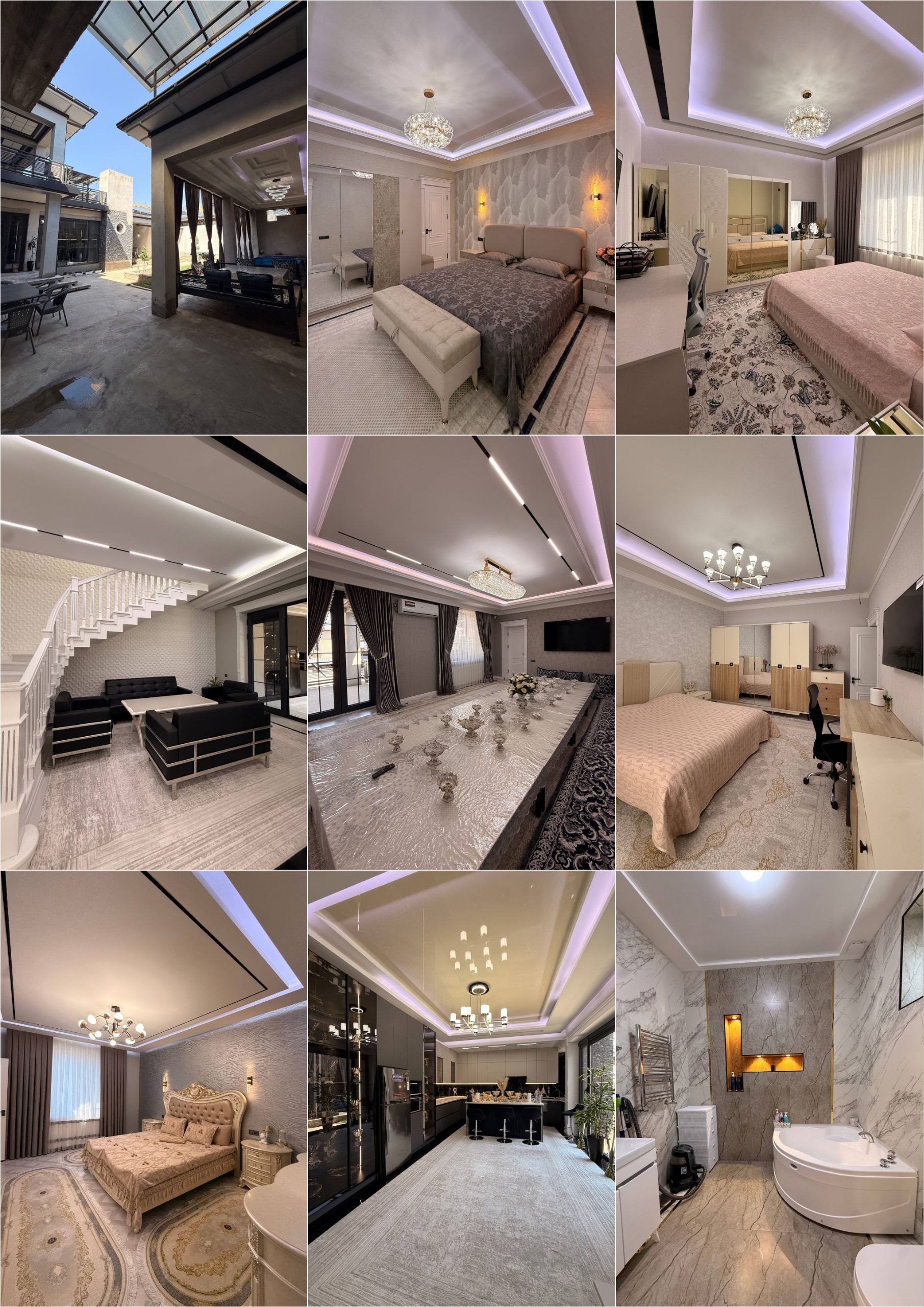 4 sotixli 7 xonali villa — sifatli mebel bilan