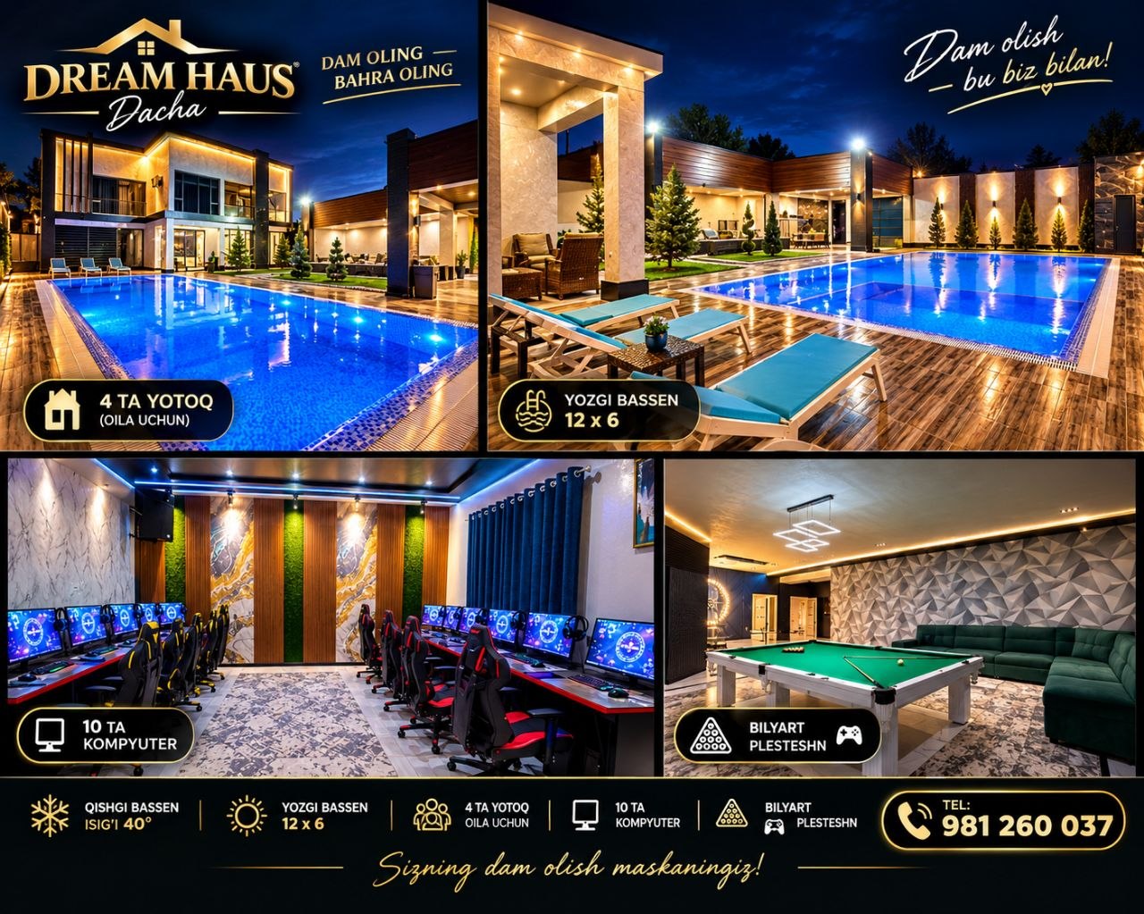 🆕 X tek dacha Dreams haus
