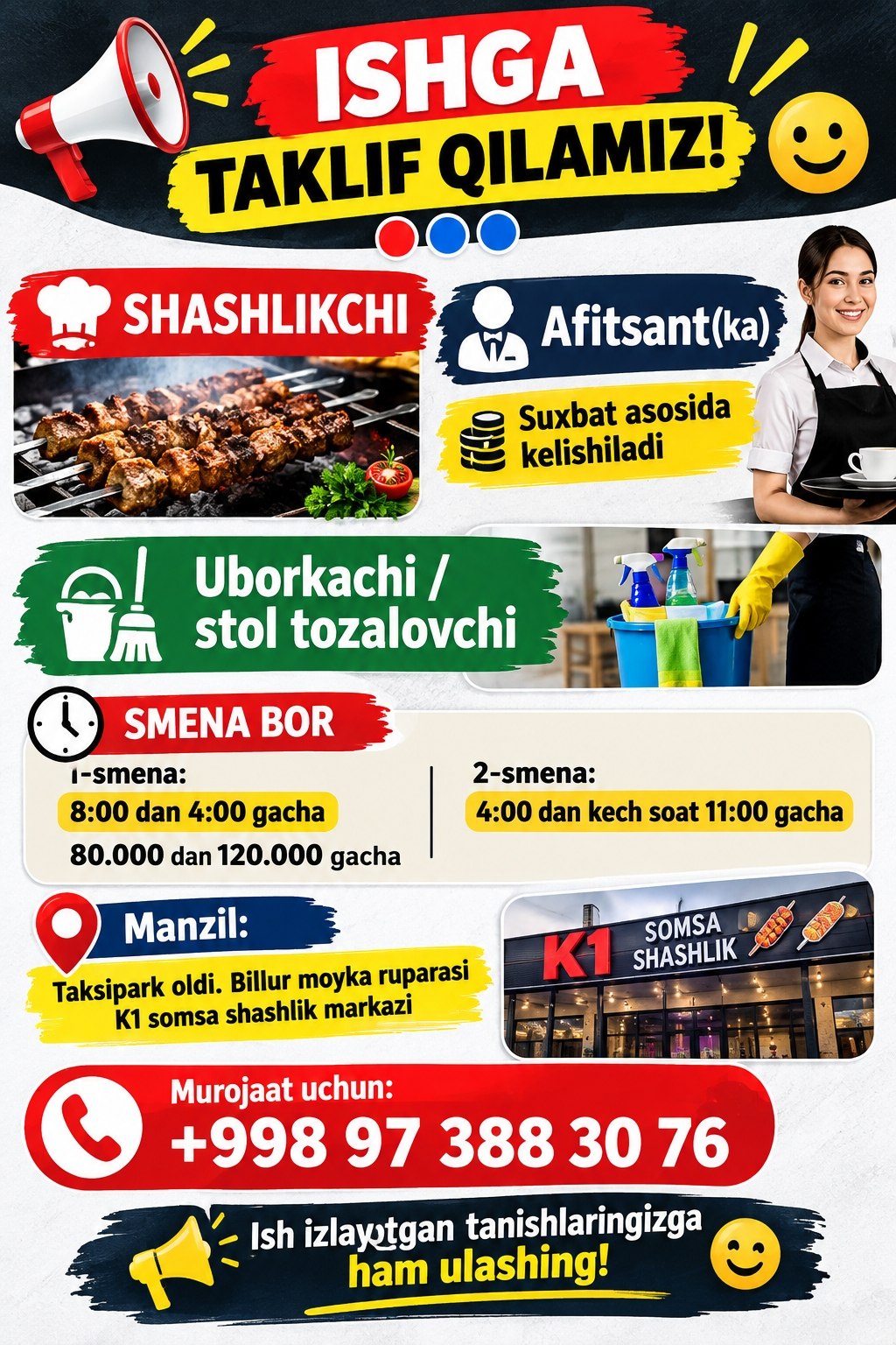 ISHGA TAKLIF QILAMIZ