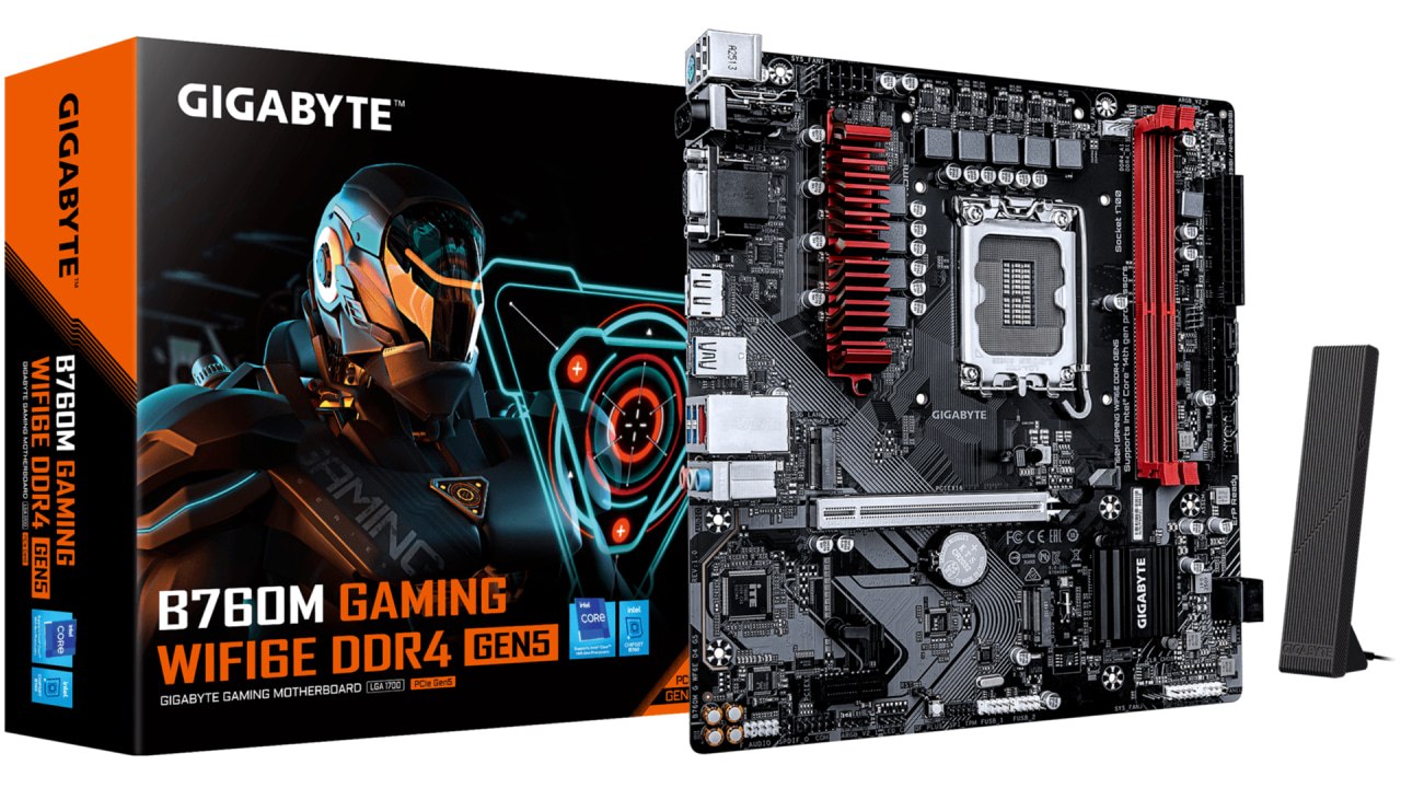 Gigabyte представила плату на B760 с DDR4 для