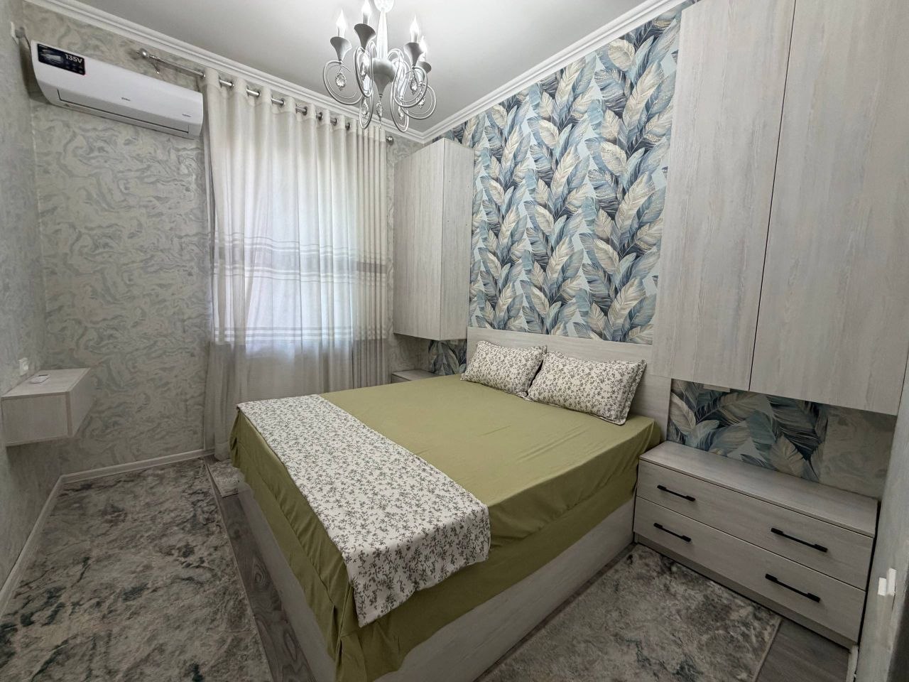 3 xonali studiya — toza holat, oila uchun