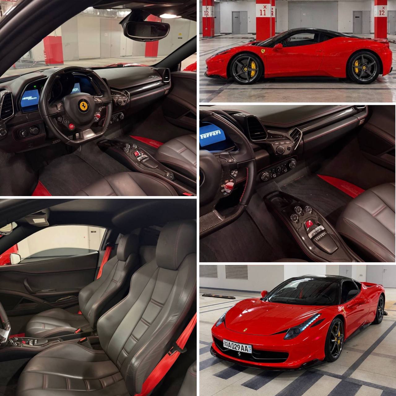 Ferrari 458 Italia — 570 HP, 0-100 3.4s