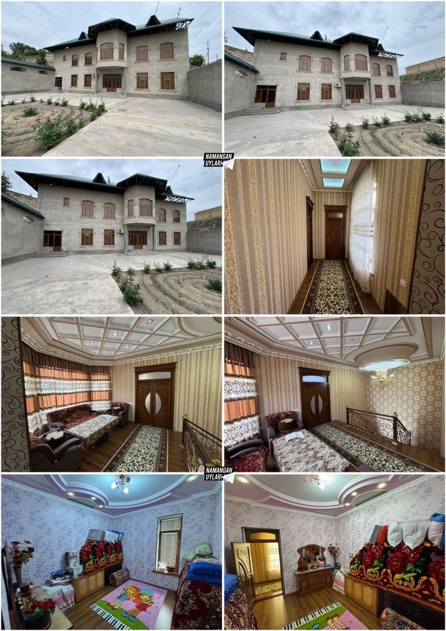 6 sotixli 7 xonali hovli — to'liq jihozlangan
