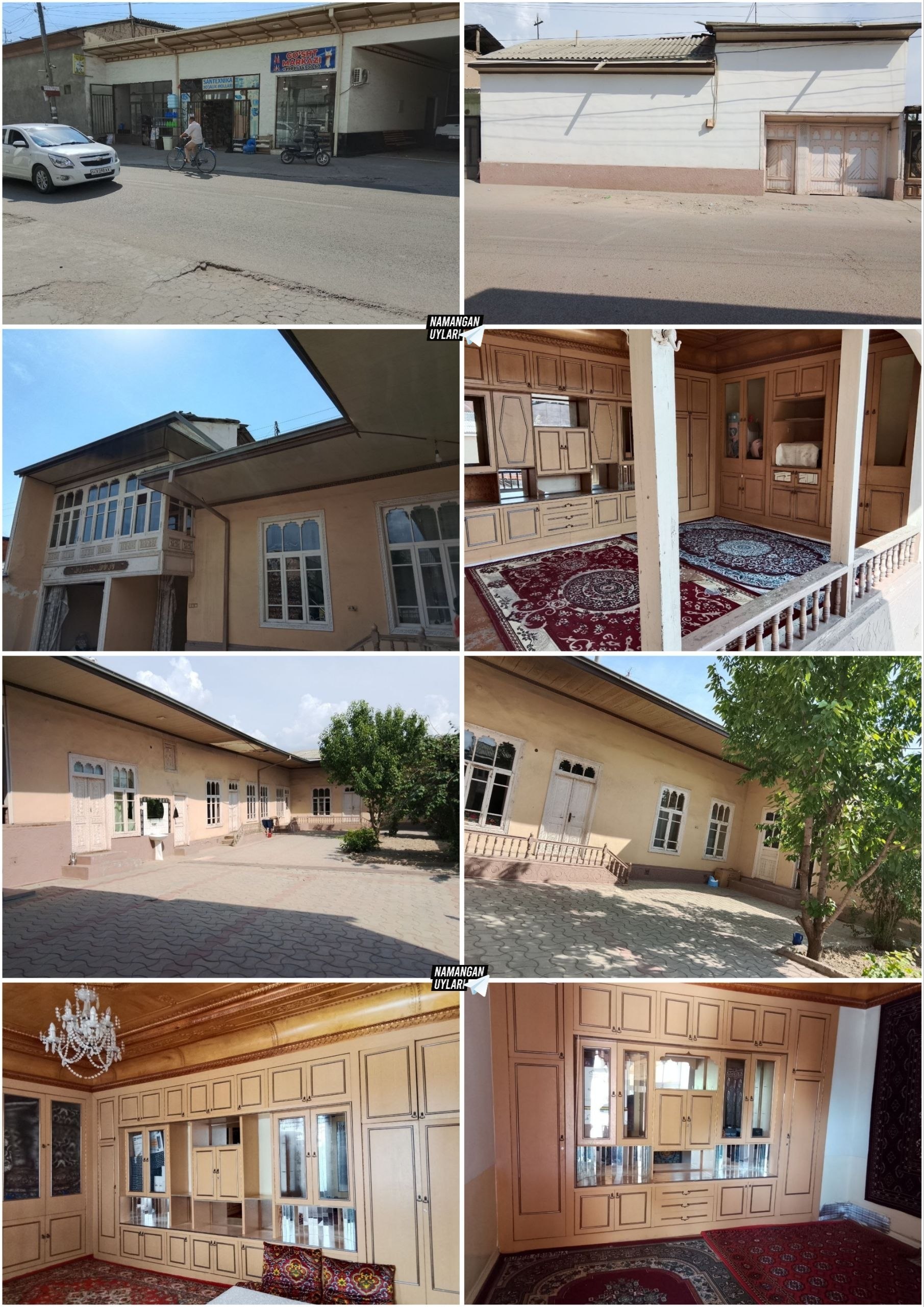 10 xonali mustahkam xovli — mevali daraxtlar bilan
