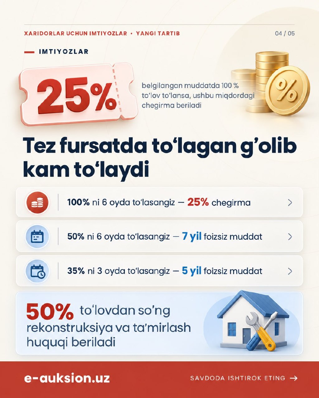 Muhim shart bu imtiyozlar BHMning baravaridan yuqori