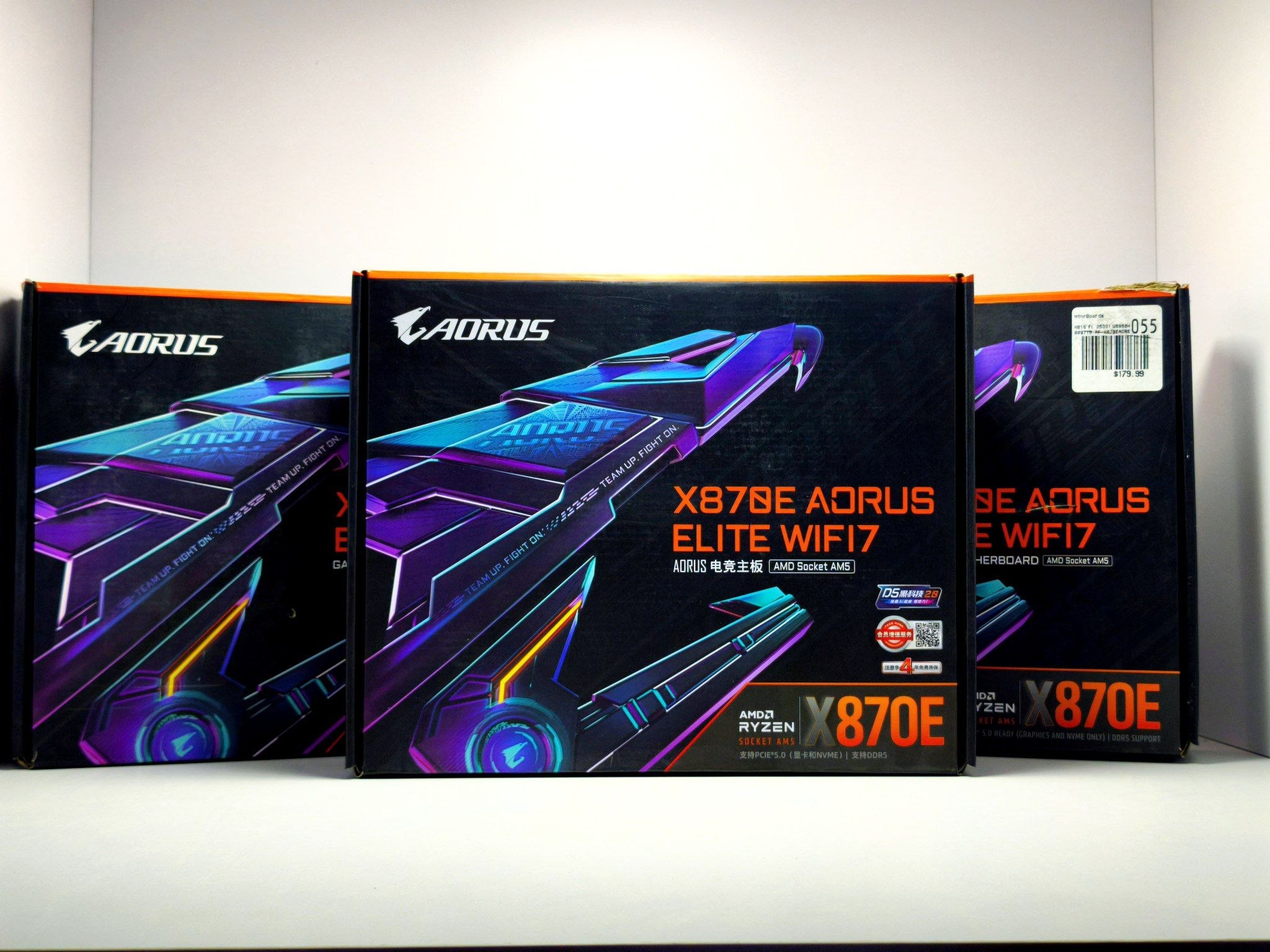 AORUS X870E ELITE WIFI 7 — yangi va ideal holat