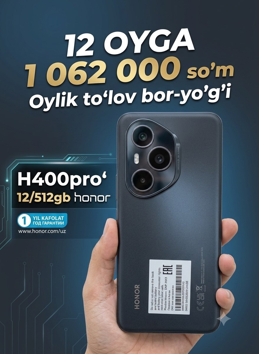 Smartfonlar muddatli to'lovga