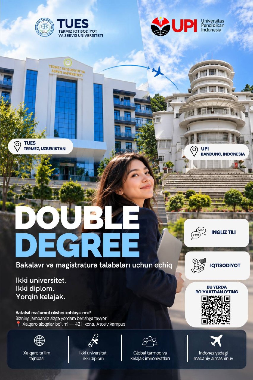 IKKI UNIVERSITET IKKI DIPLOM YORQIN KELAJAK