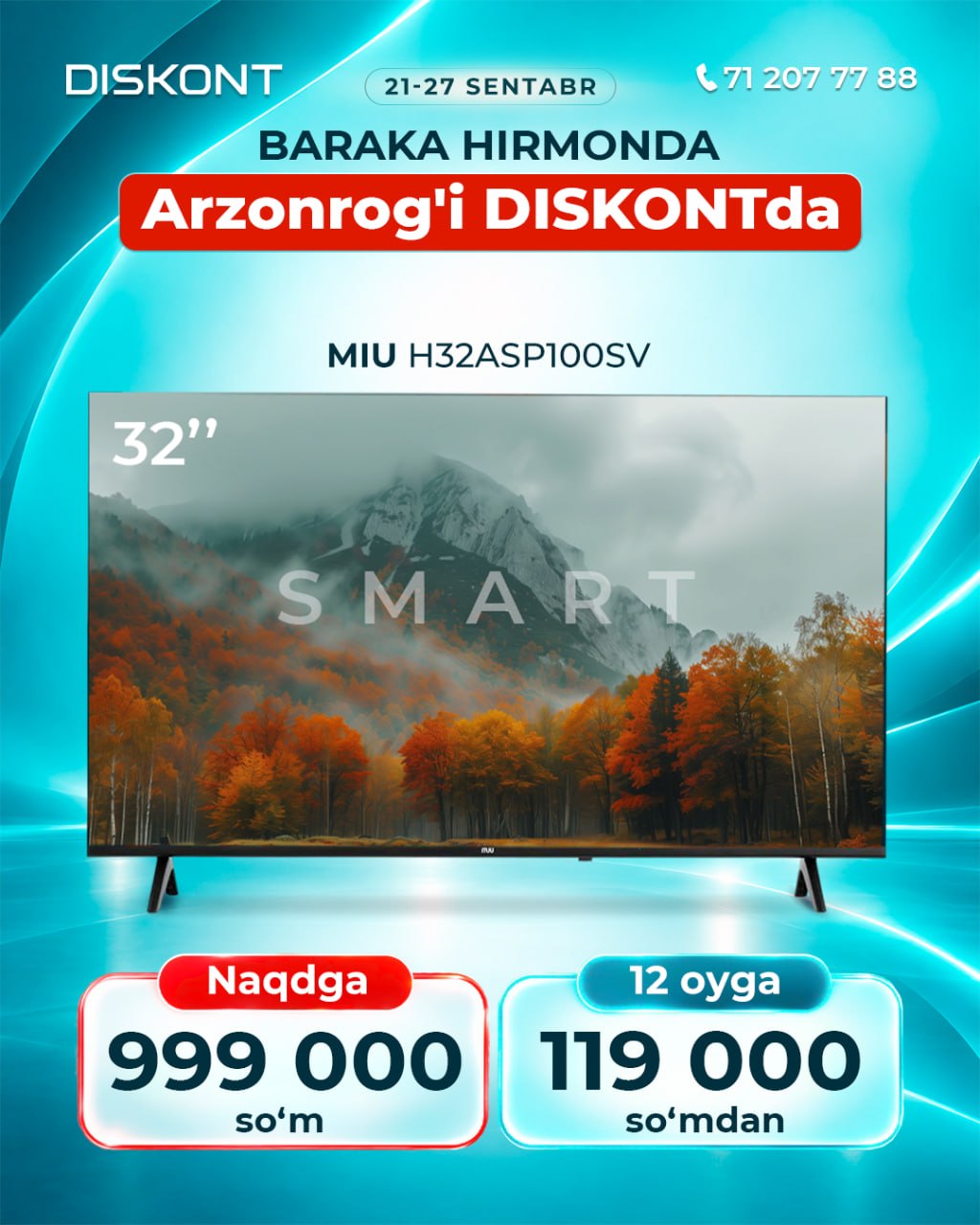 Qimmatga olma DISKONTdan ol