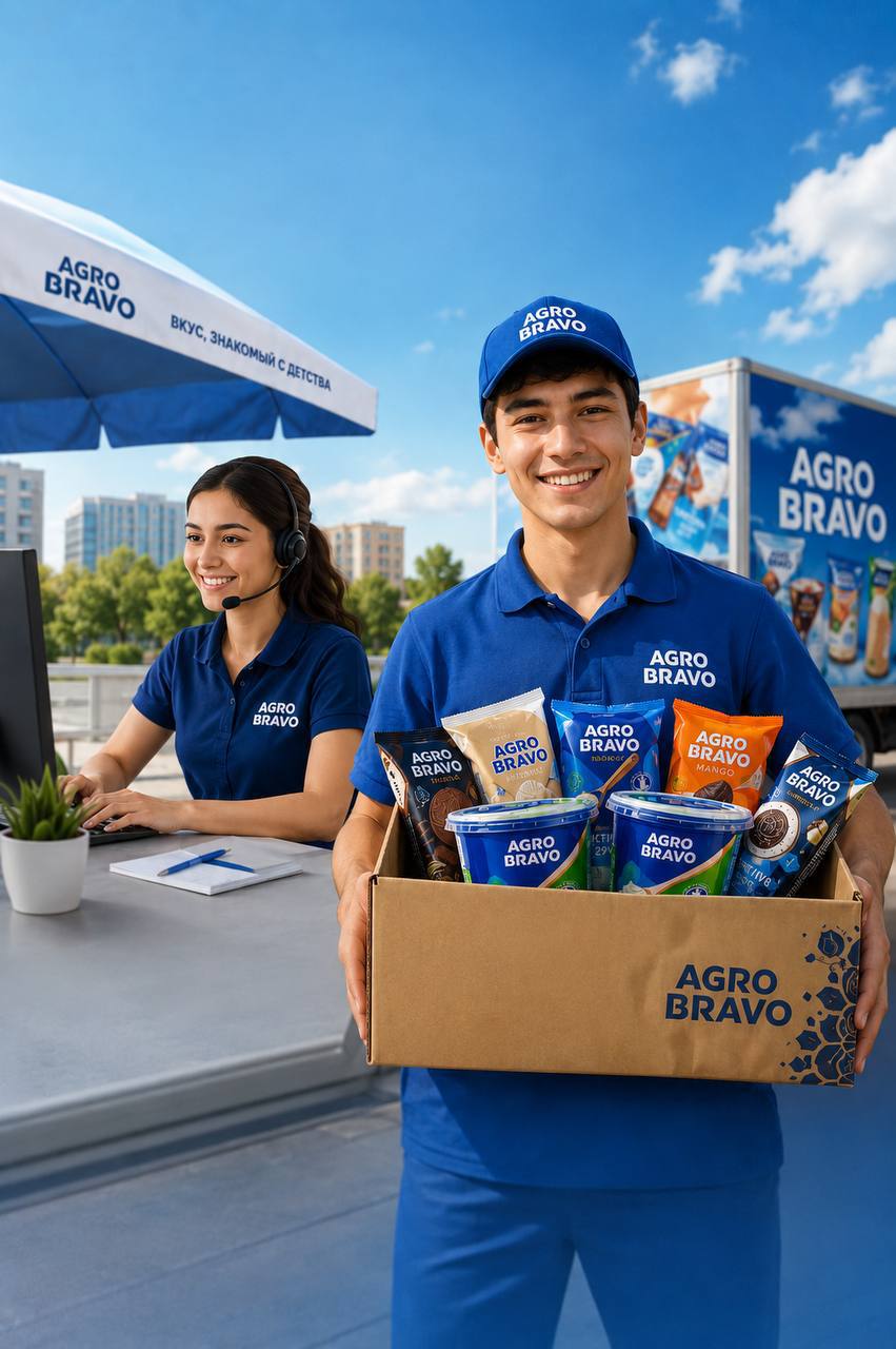 AGRO BRAVO Sotuv operator va Dostavka xodimlarini