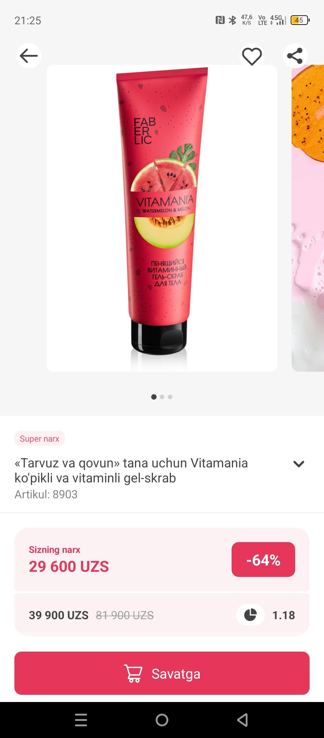 Tana uchun skrab