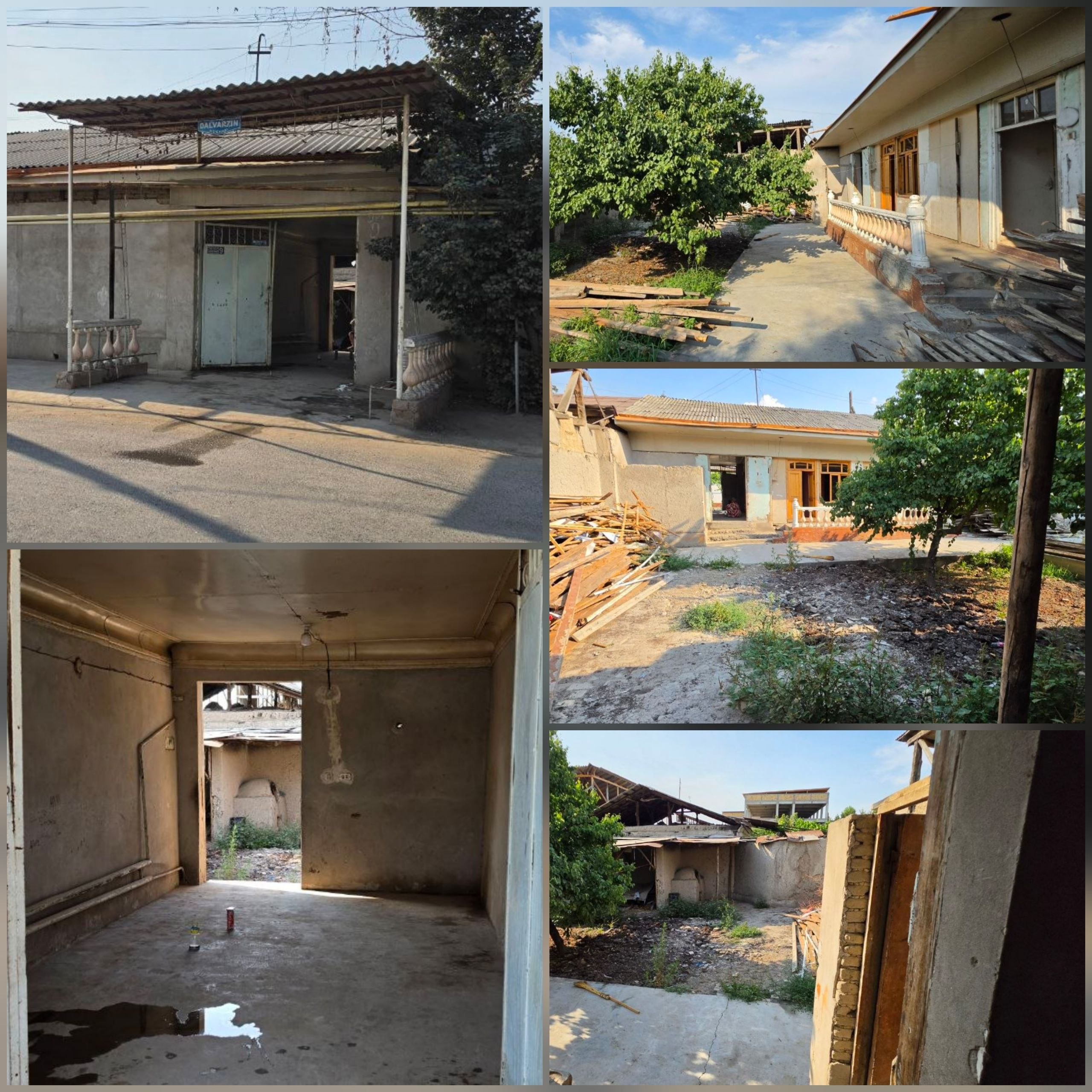 2 xonali hovli — 2.5 sotih, gaz va suv bor