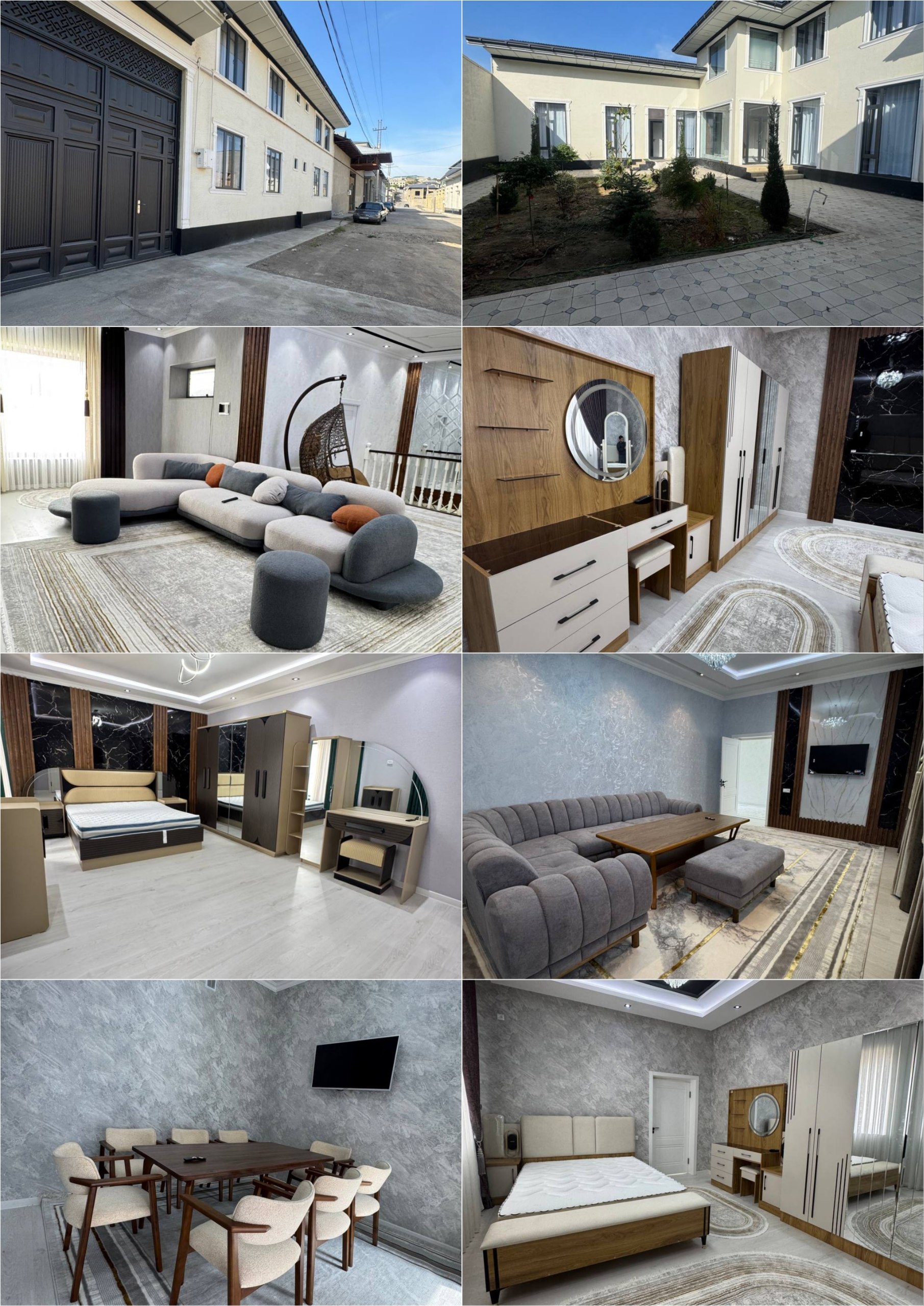 9 xonali keng hovli — tayyor to'y uchun