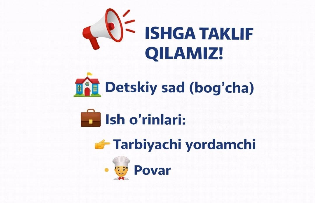 ISHGA TAKLIF QILAMIZ