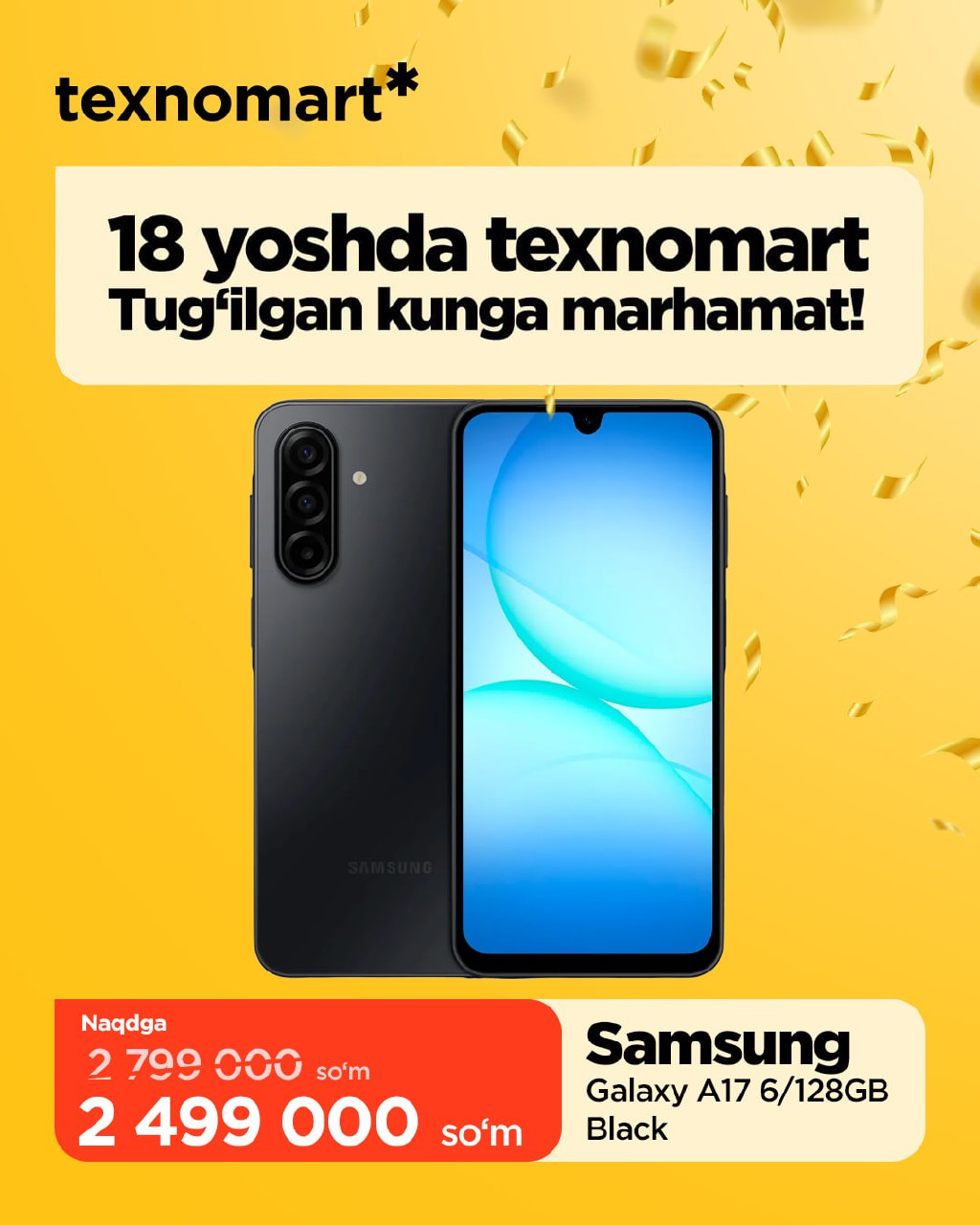 Atigi 3 kun Texnikalar qulay narxlarda