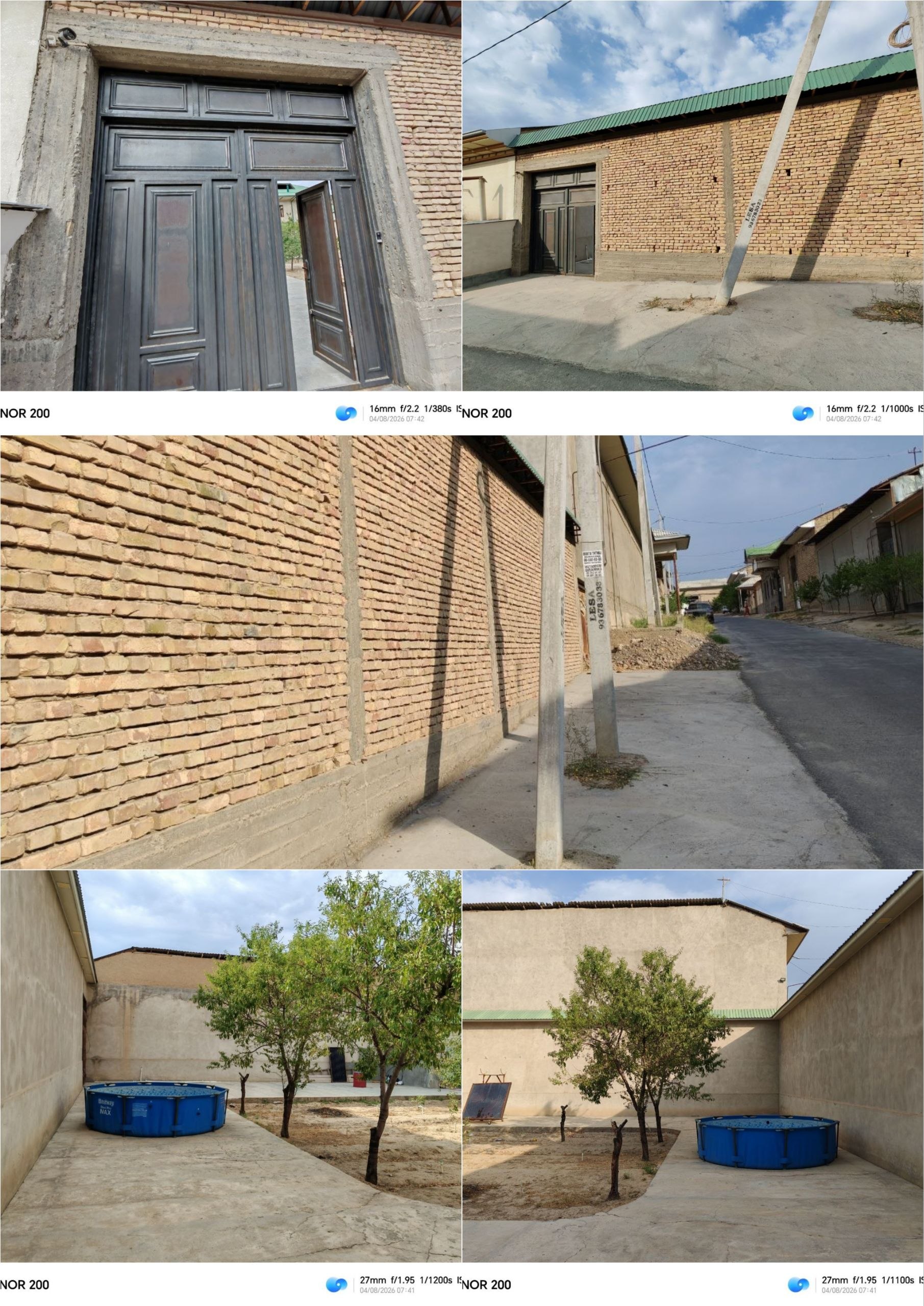 3 sotix hovli — gaz, suv, svet bor