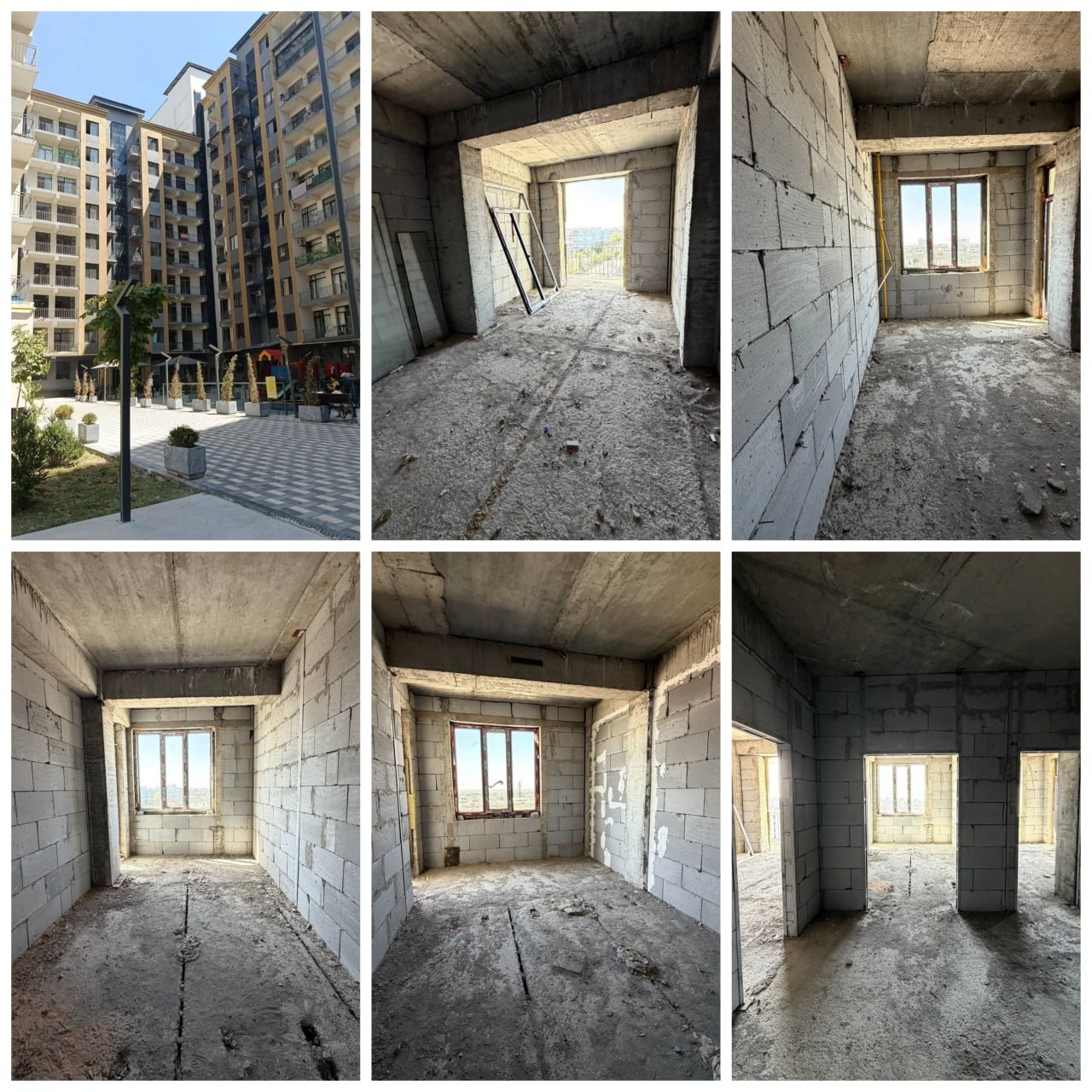 3 xonali yangi qurilgan kvartira — 98,5m²