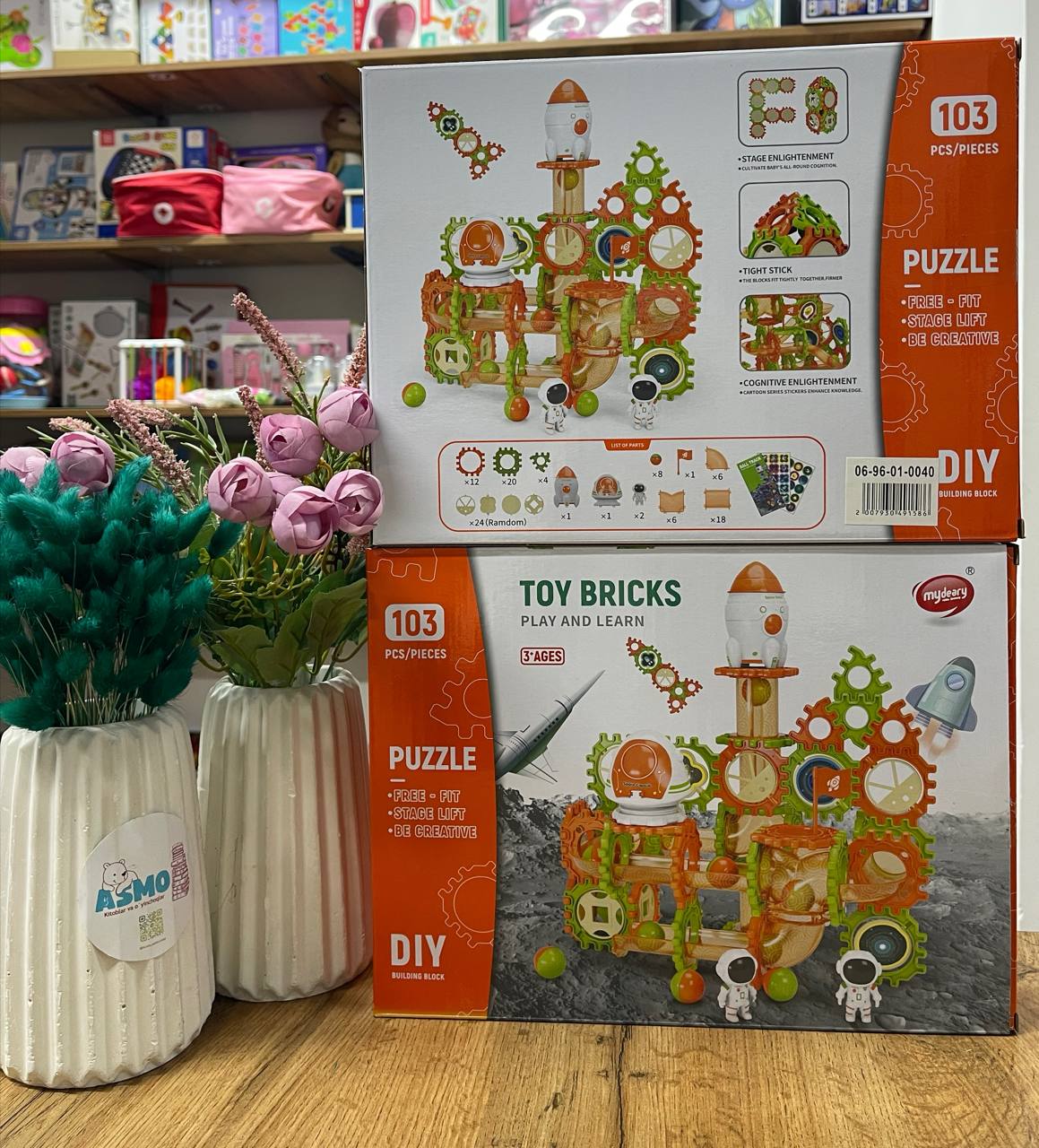 Toy Briks pazllar to‘plami — 100 ta detalli