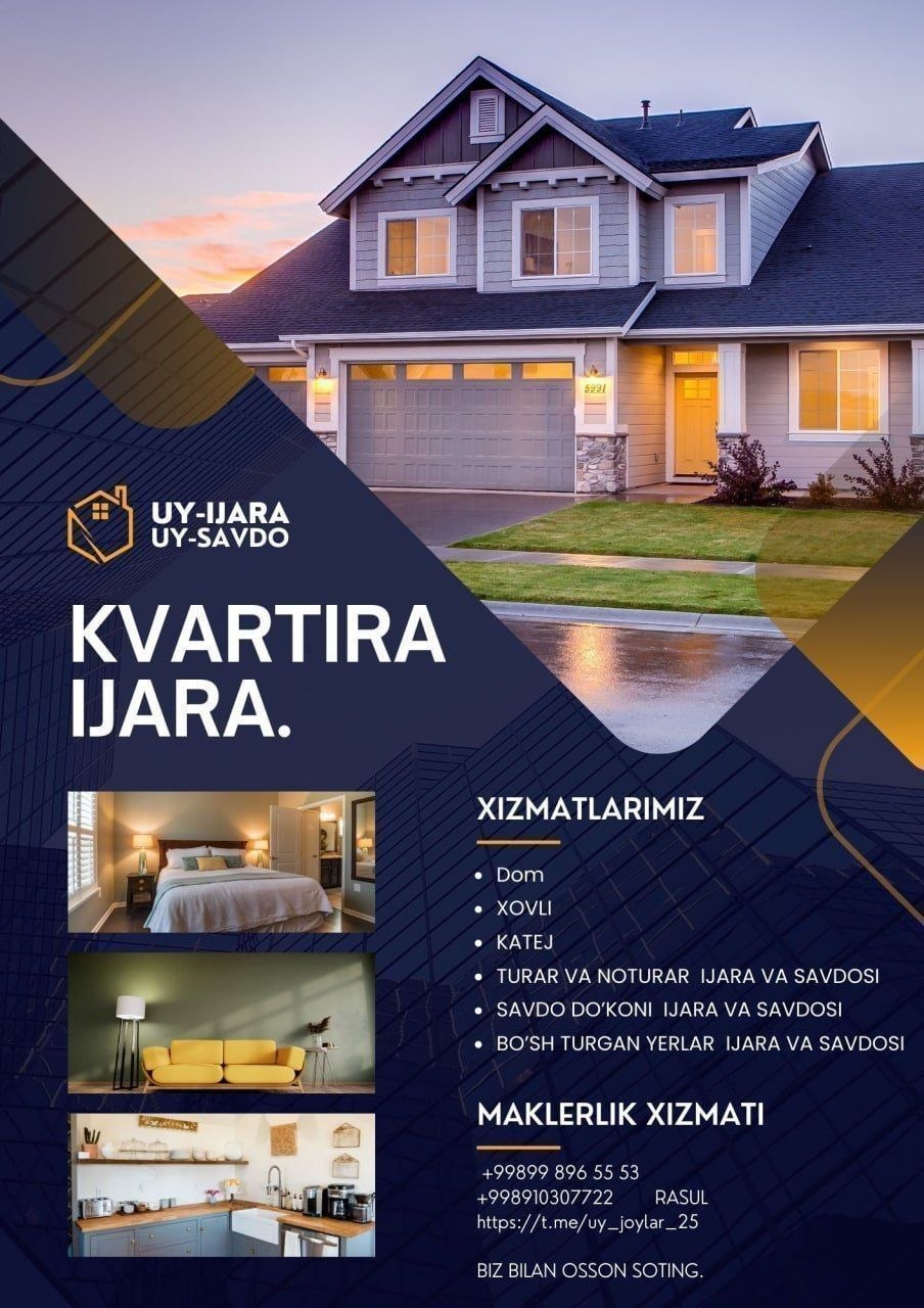 3 xonali kvartira