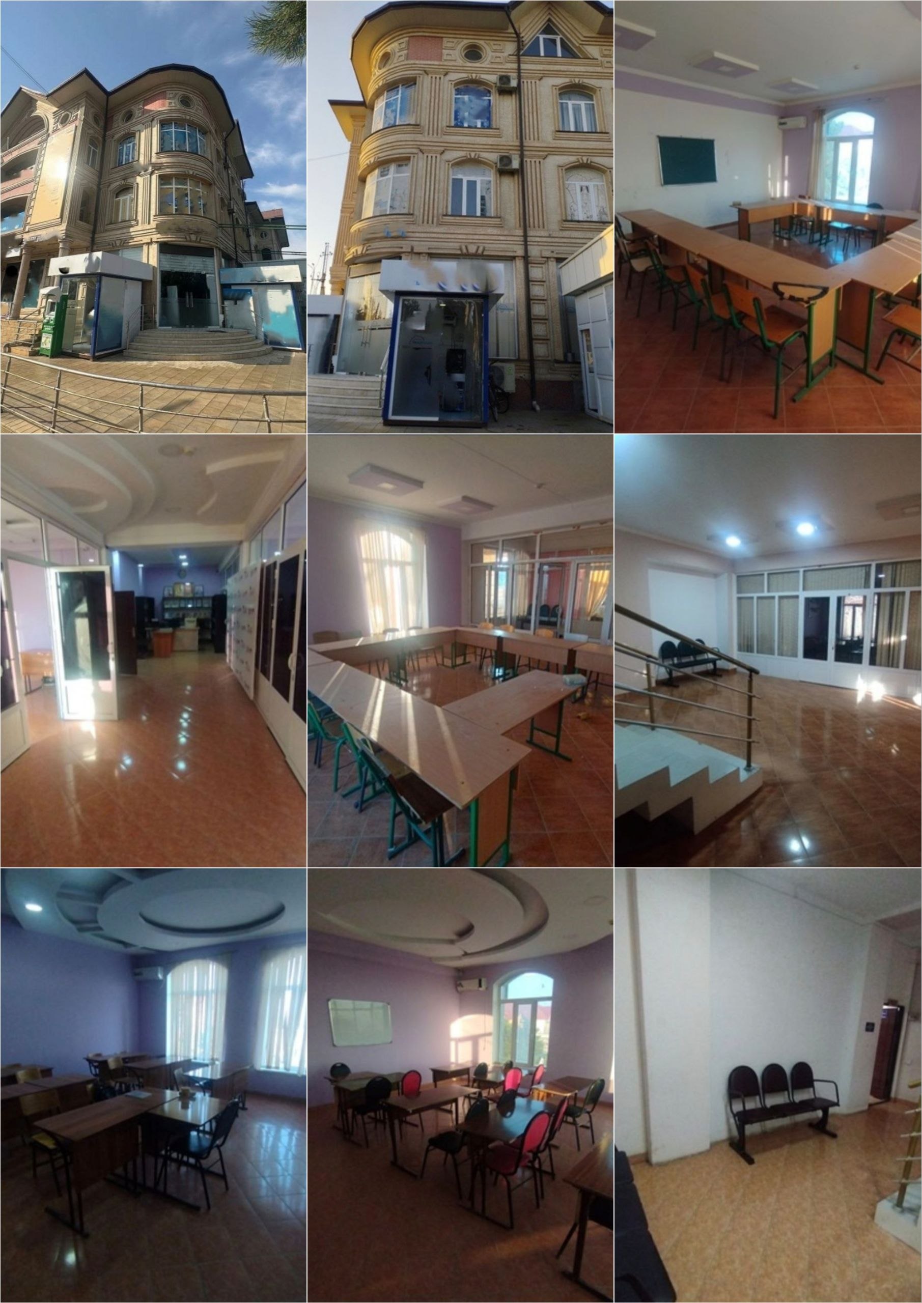 3 qavatli savdo markazi — 520m², 32 xona