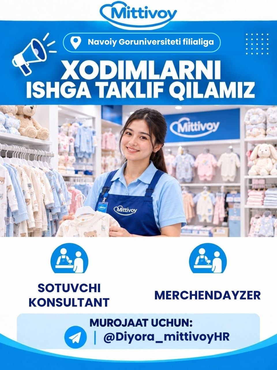 "MITTIVOY" — bolalar supermarketi Navoiy