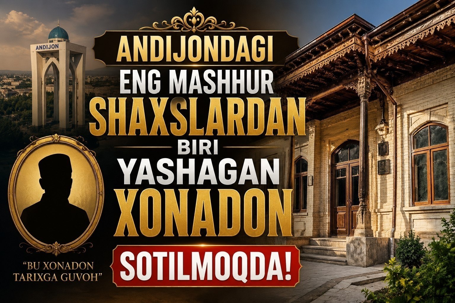 14 xonali keng uy — 5 ta sanuzel bilan