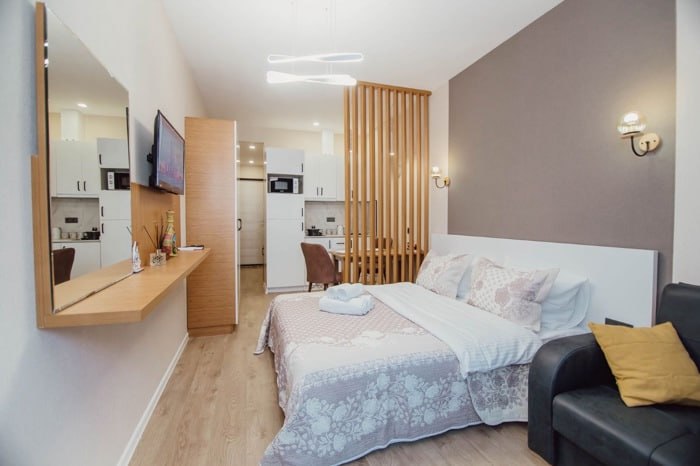 Keng 31 m2 studiya kvartira — balkon, markaziy isitish