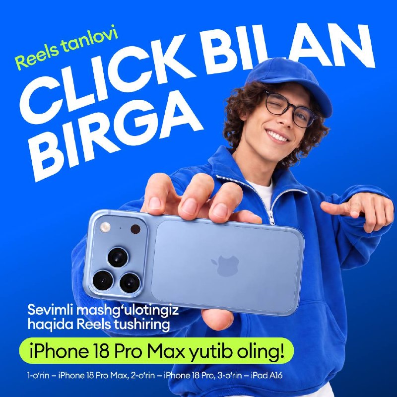 3) videoni ochiq Instagram profilingda ClickBilanBirga