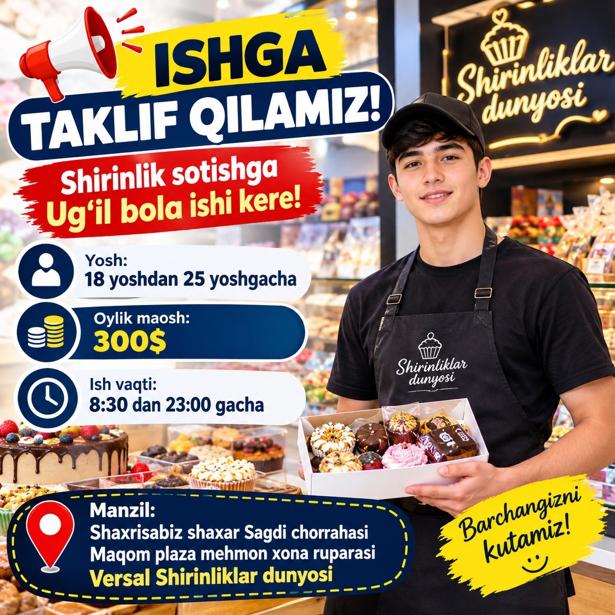 ISHGA TAKLIF QILAMIZ