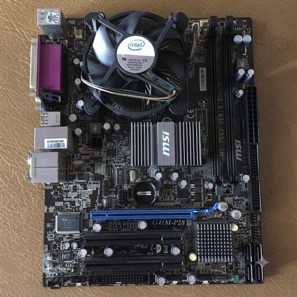 G41 Msi Intel Core Q6600 4x — 4GB RAM